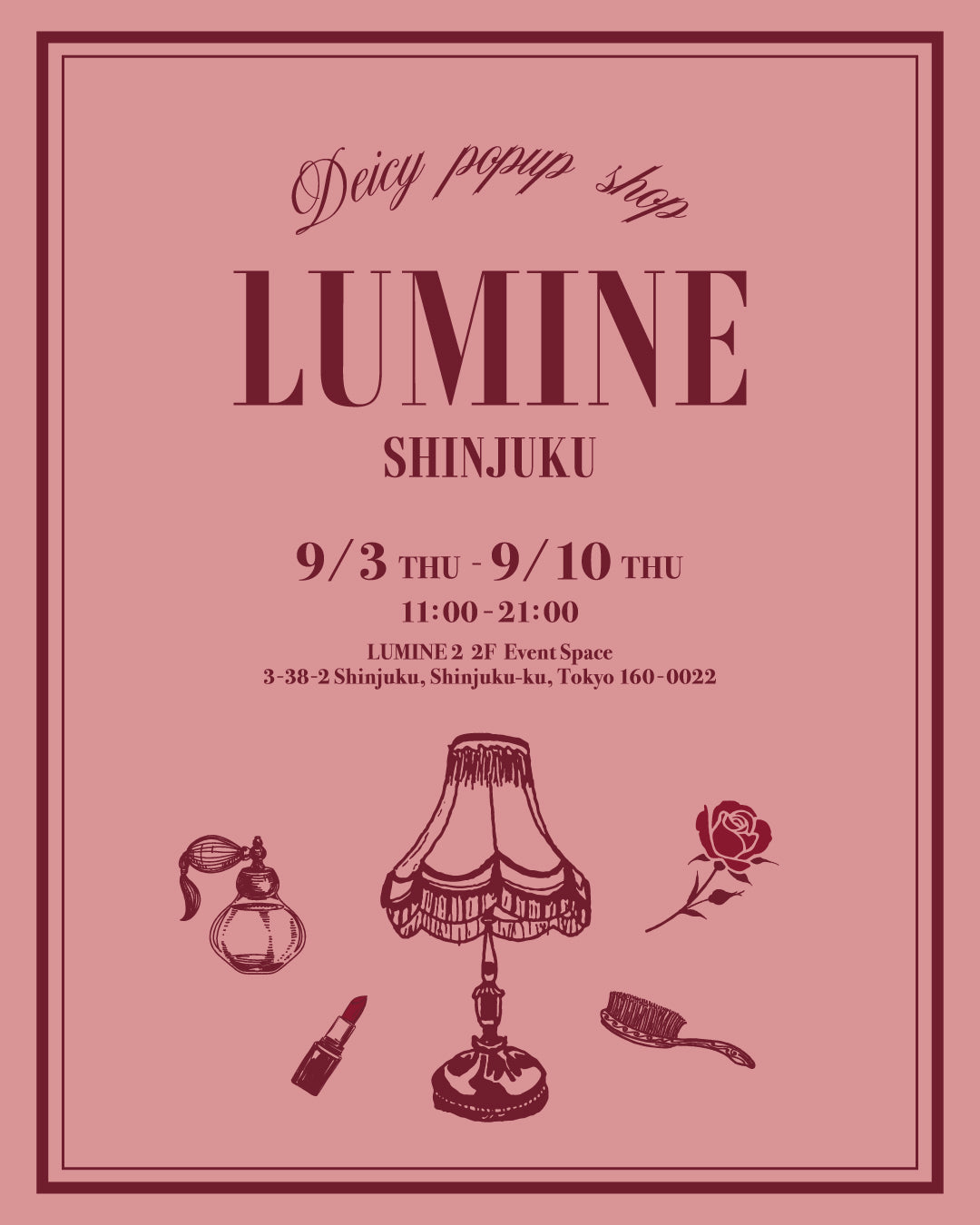 《LUMINE SHINJUKU》POPUP SHOP