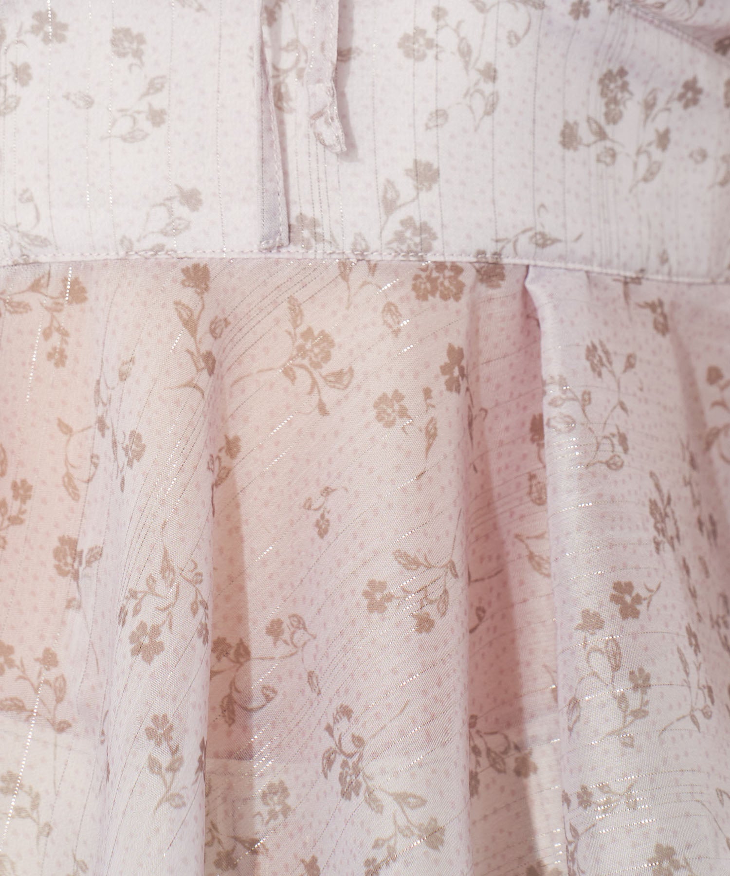 ラメドットフルールブラウス