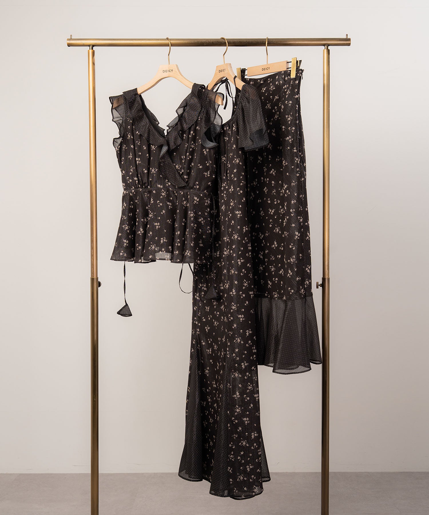 ドットフルールMIXブラウス