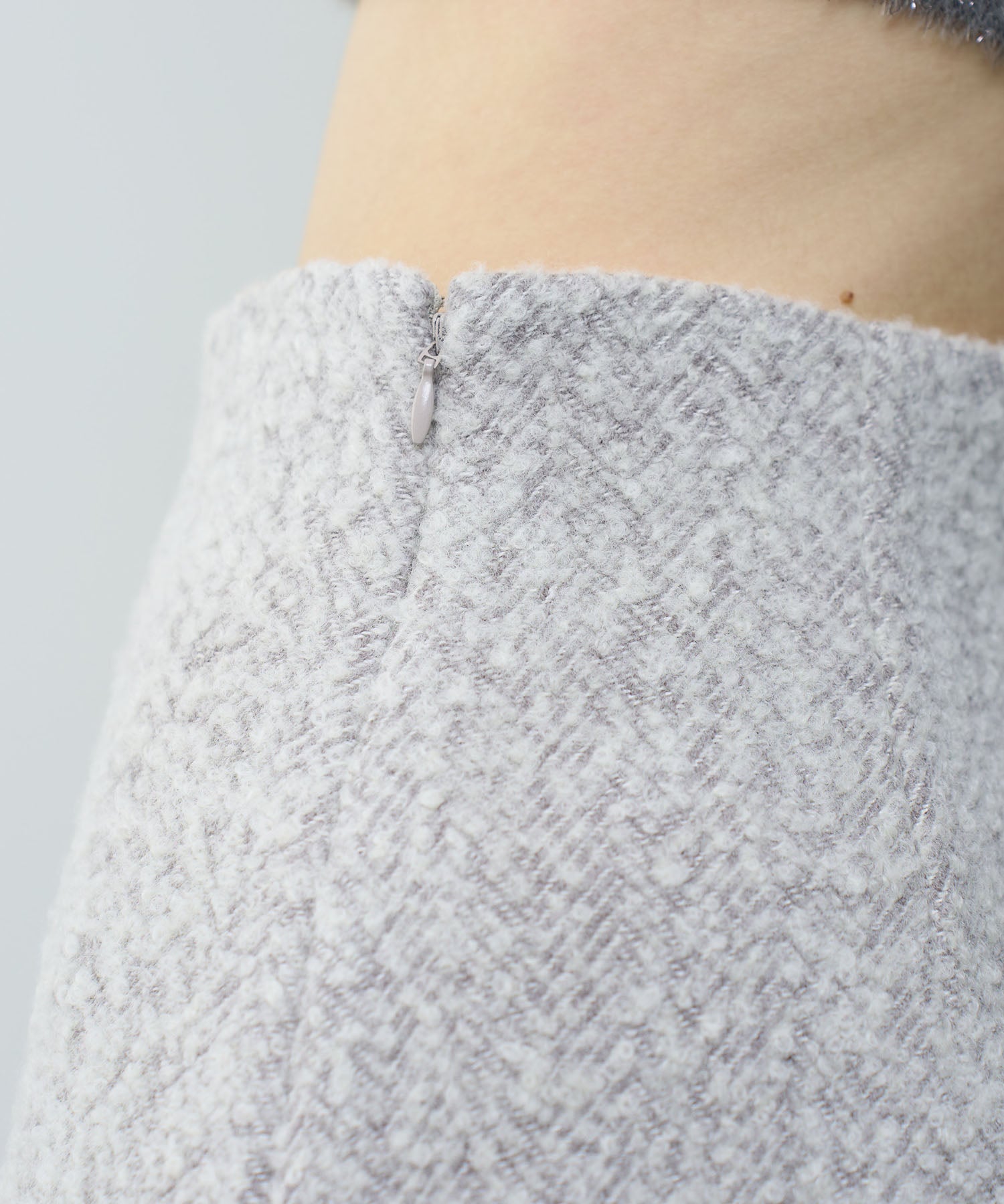 人字紋迷你半身裙