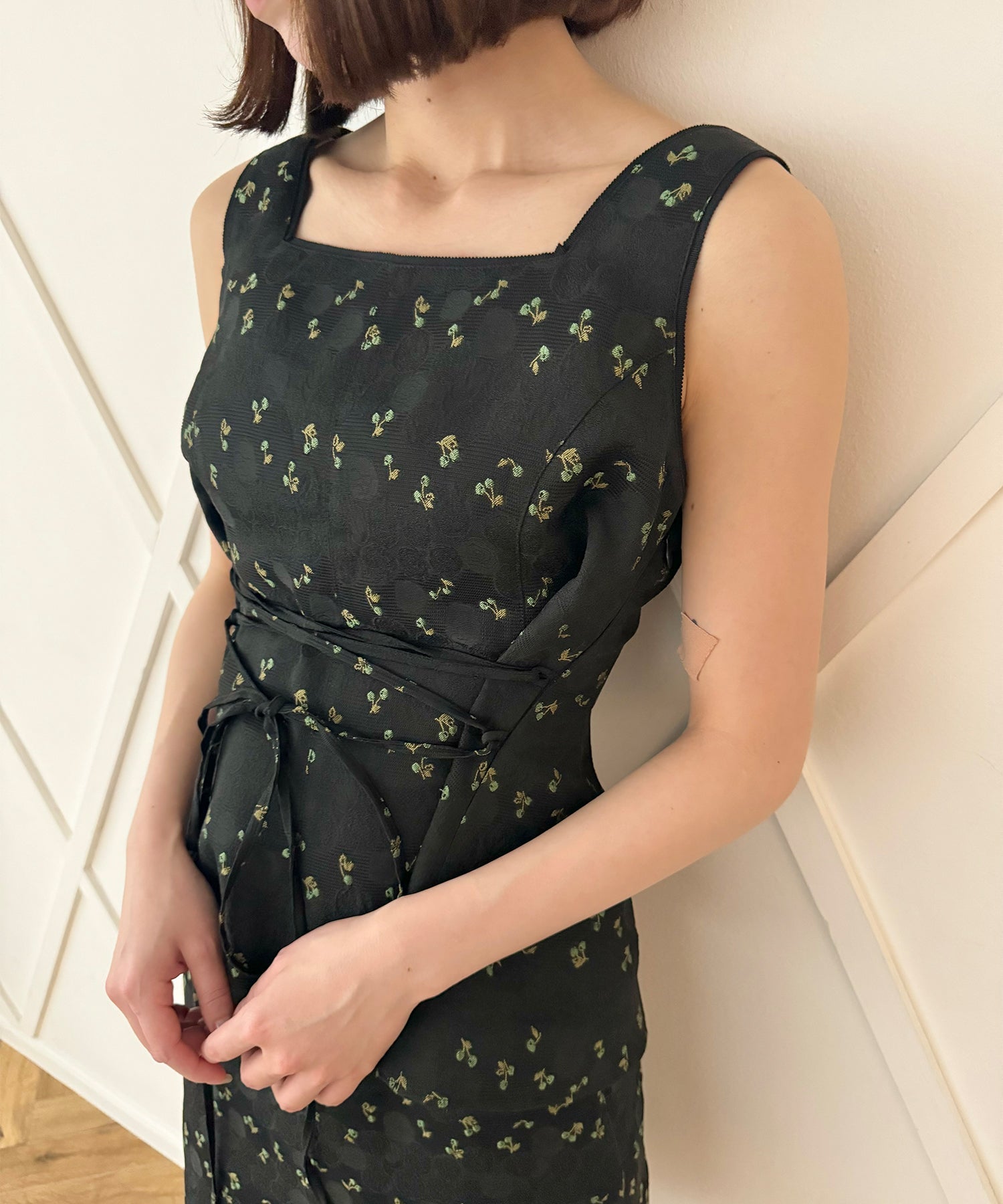 櫻桃 JQ 無袖襯衫