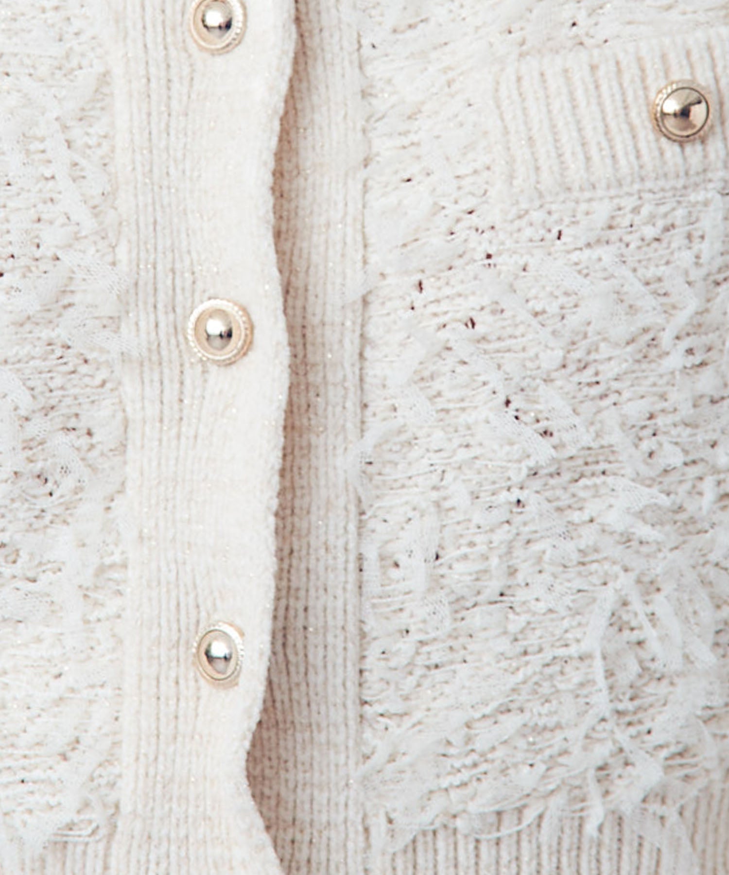 リボンフリンジカーディガン