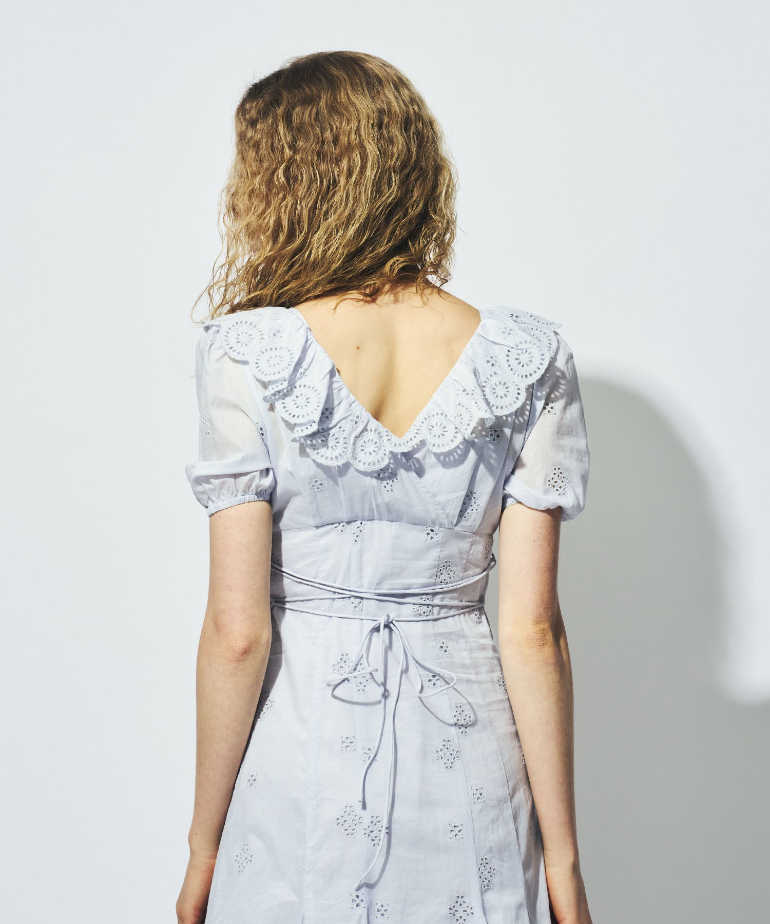 コットンボイルフラワーワンピース