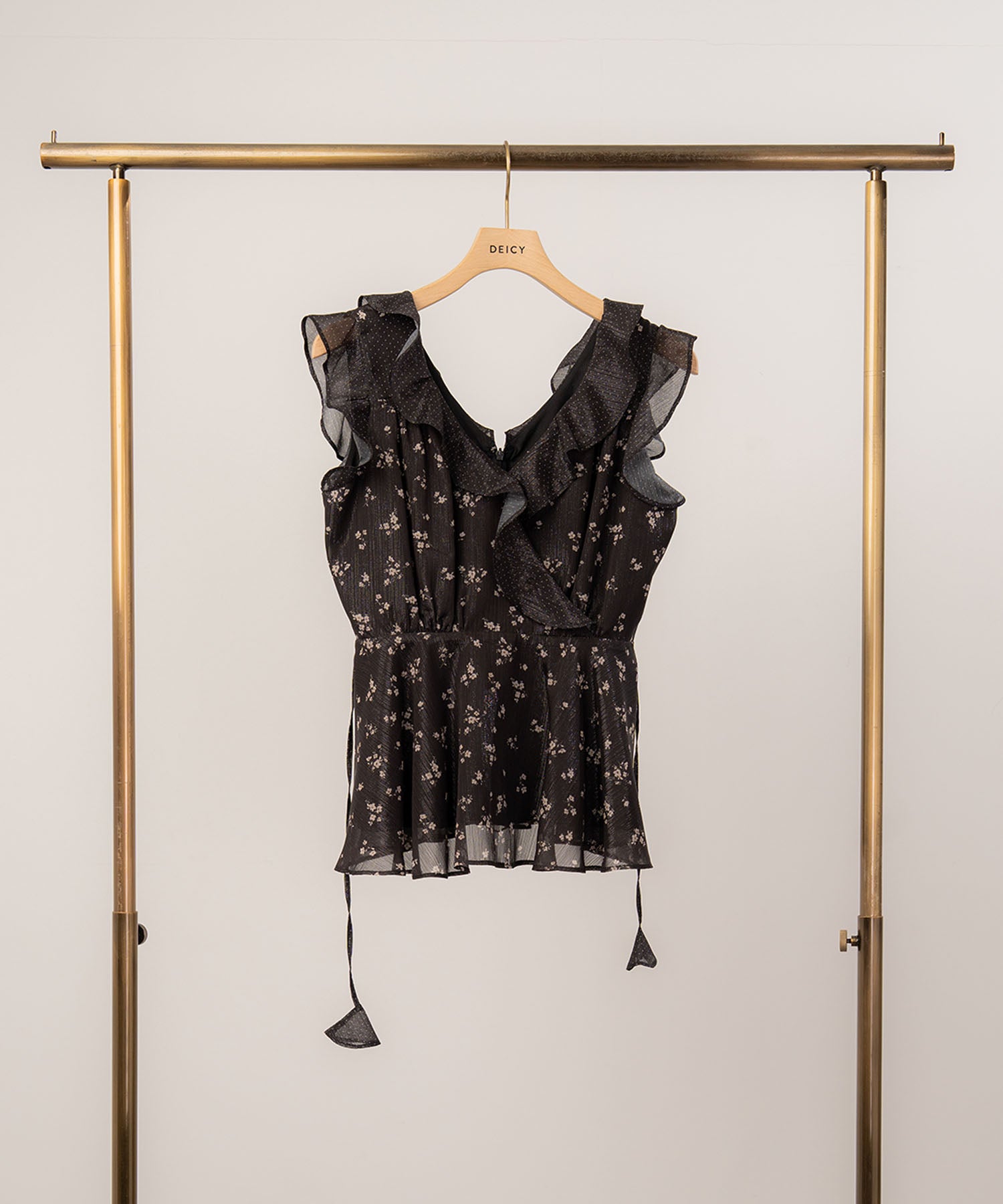 ドットフルールMIXブラウス