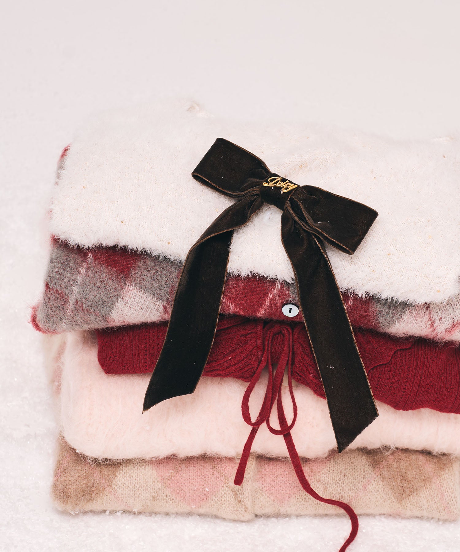 ベロアリボンバレッタ