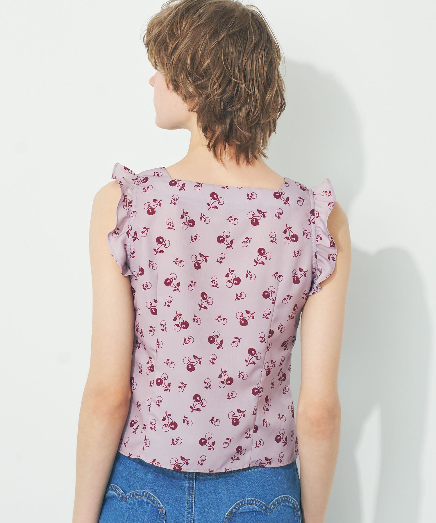 ヴィンテージチェリーブラウス