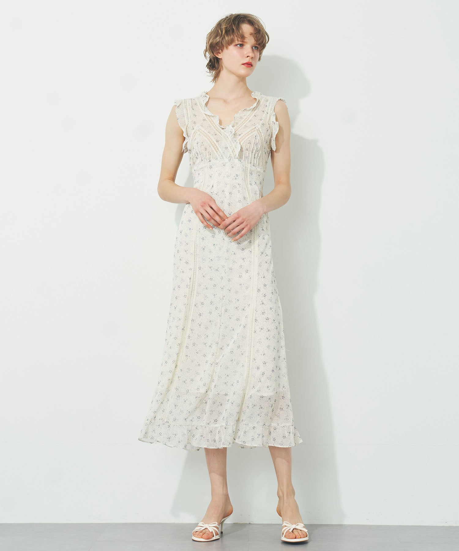 フルールレースMIXドレス