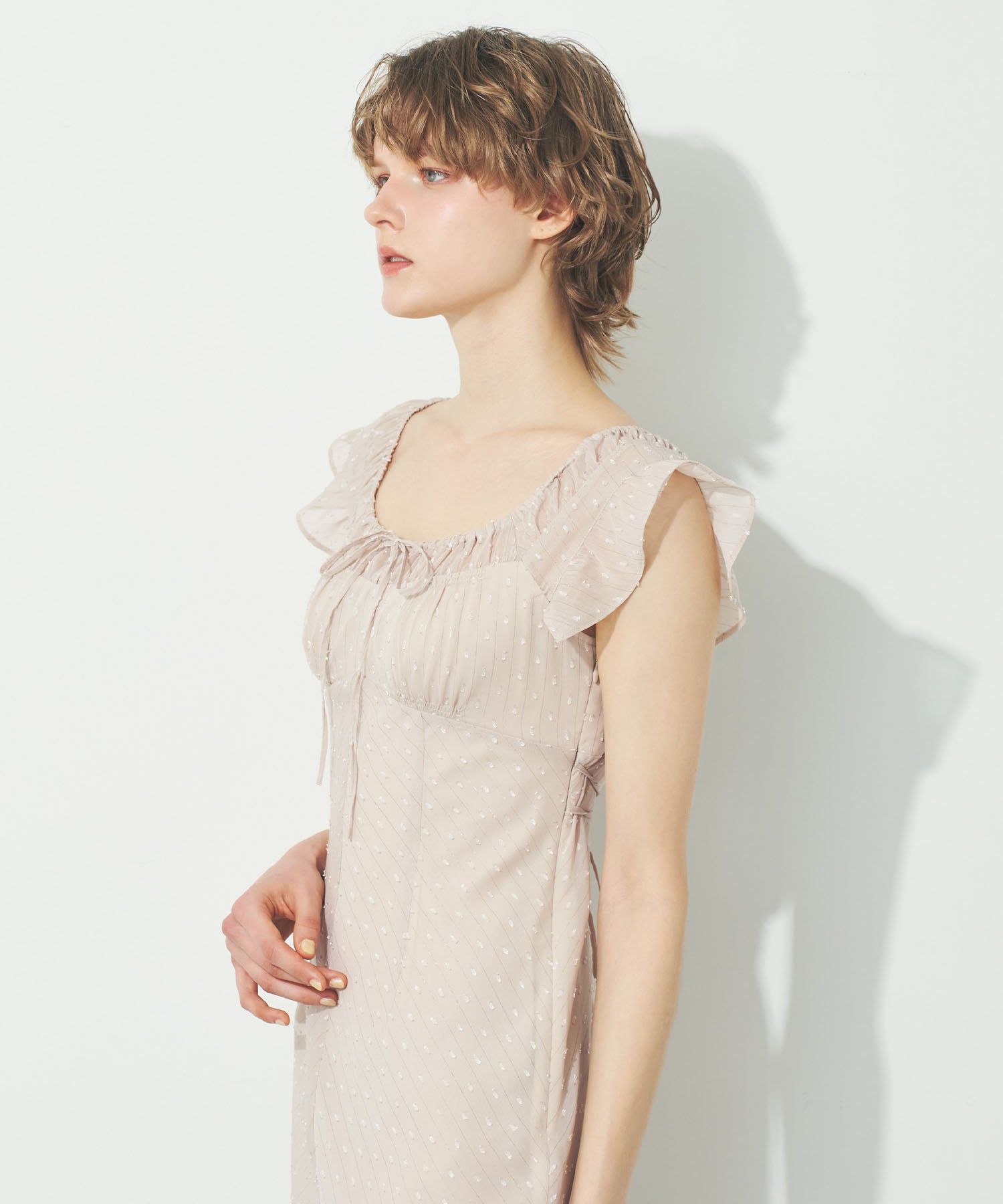 ラメストライプワンピース