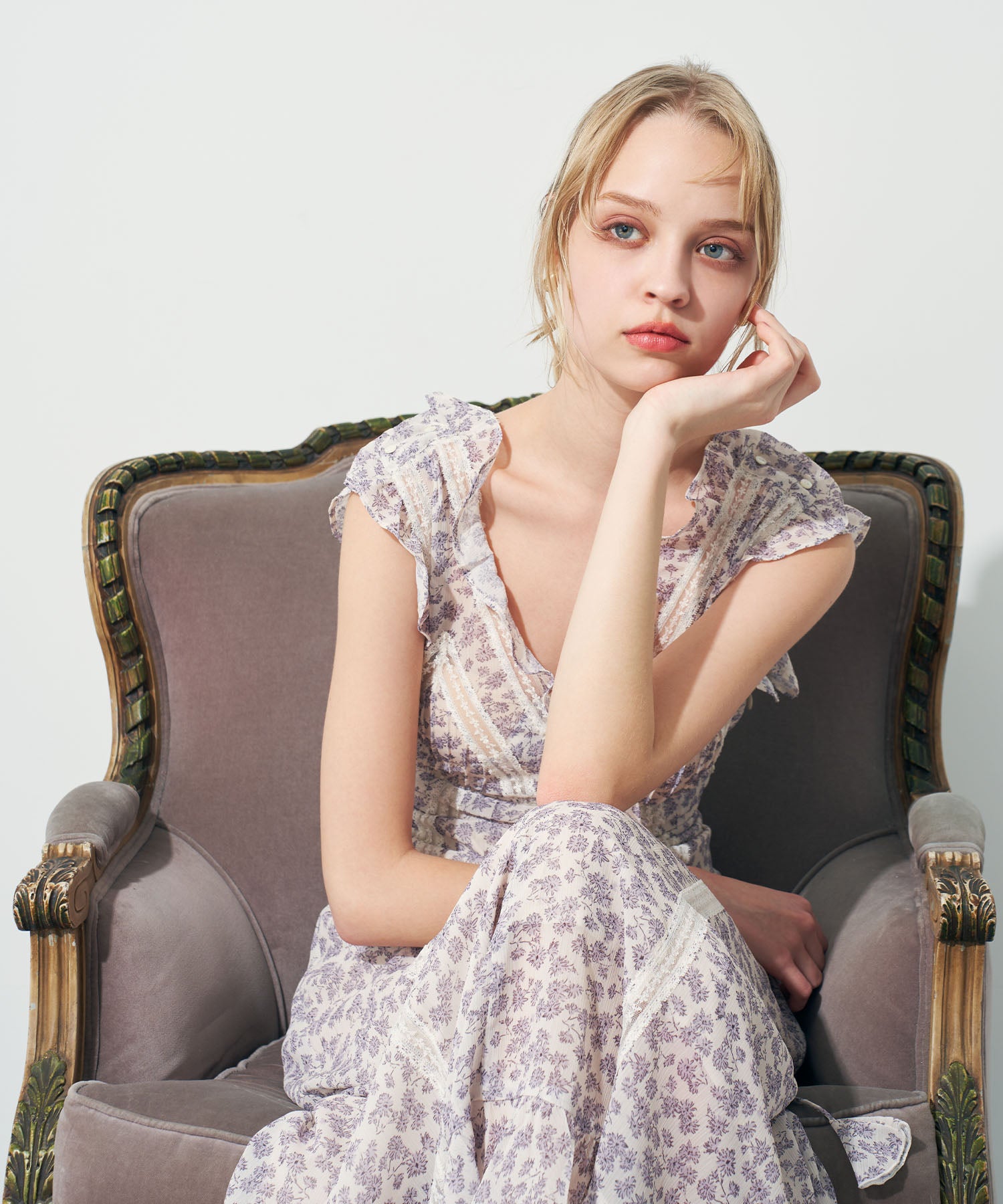 フルールレースMIXドレス