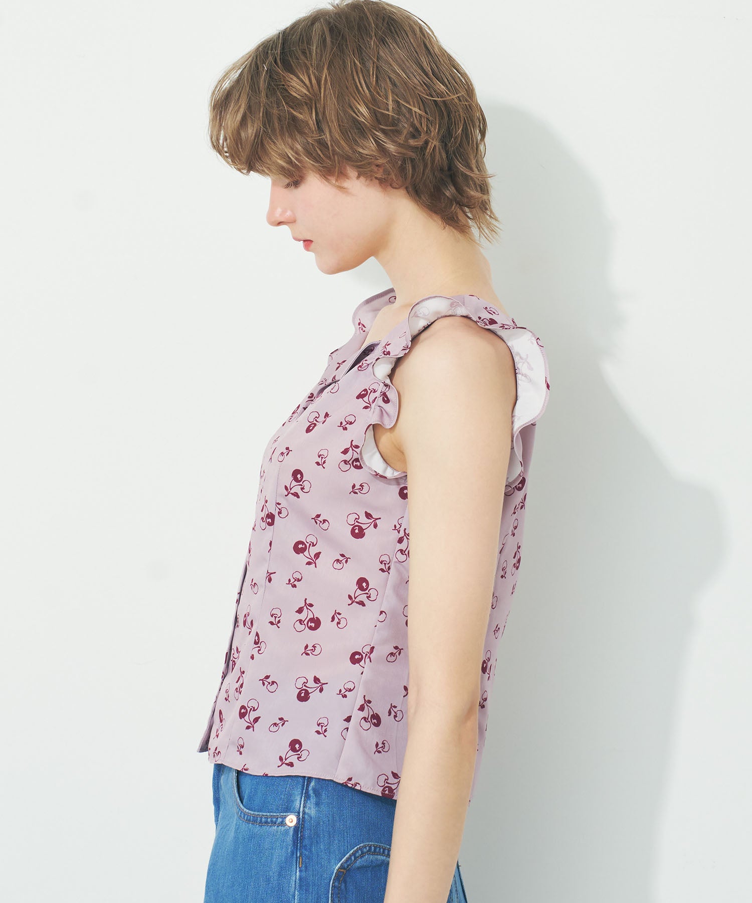 ヴィンテージチェリーブラウス