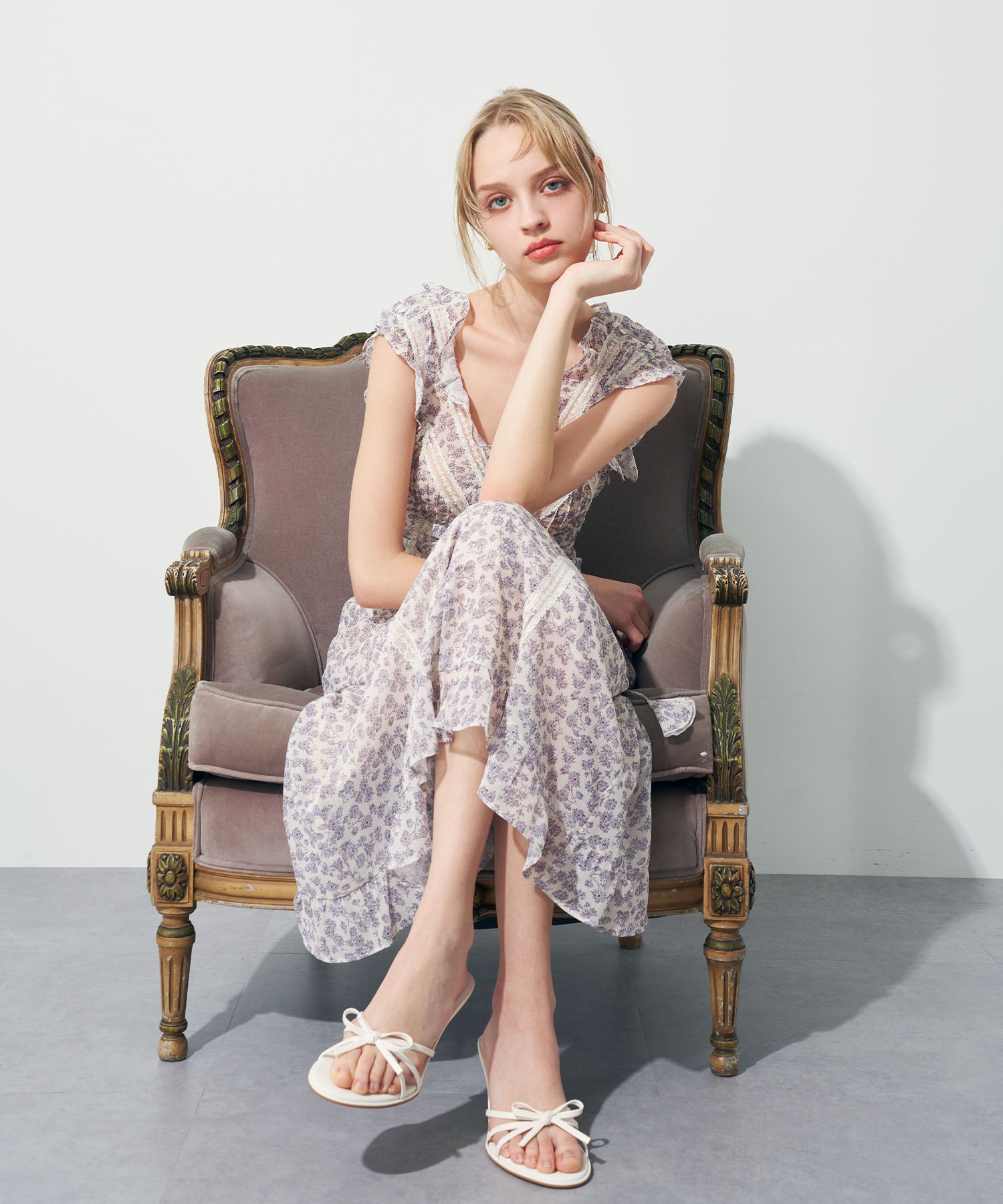 フルールレースMIXドレス