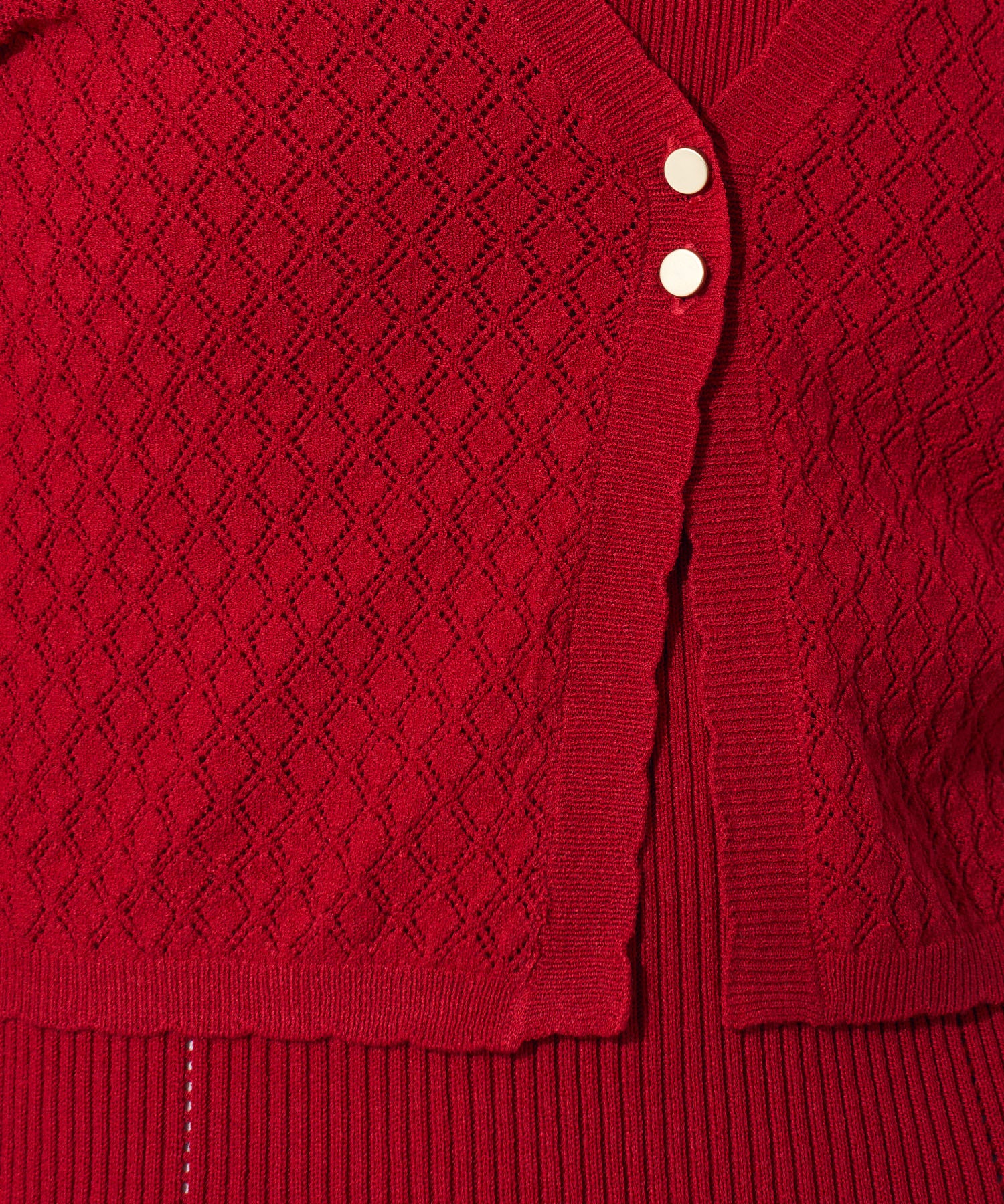 キャミセットアイレットカーディガン