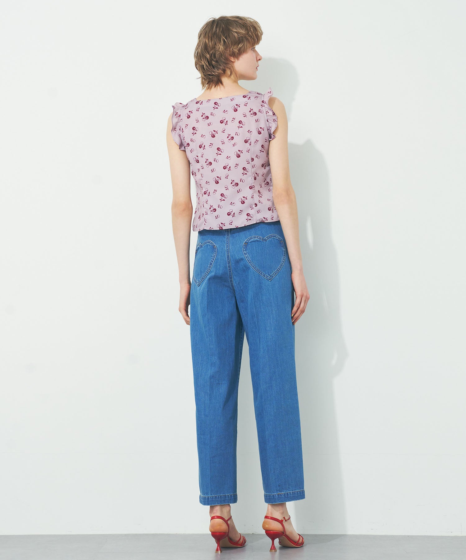 ヴィンテージチェリーブラウス