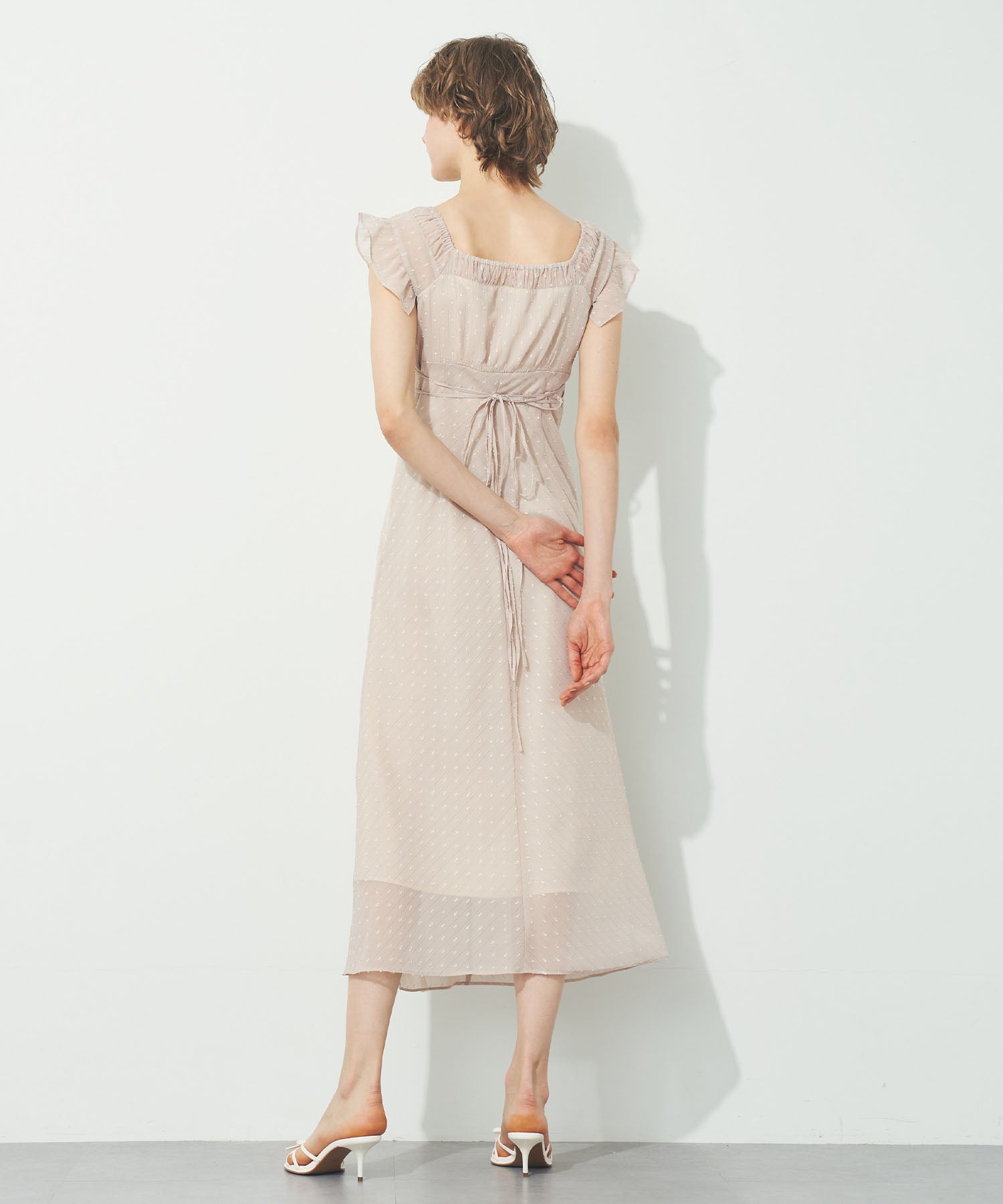 ラメストライプワンピース