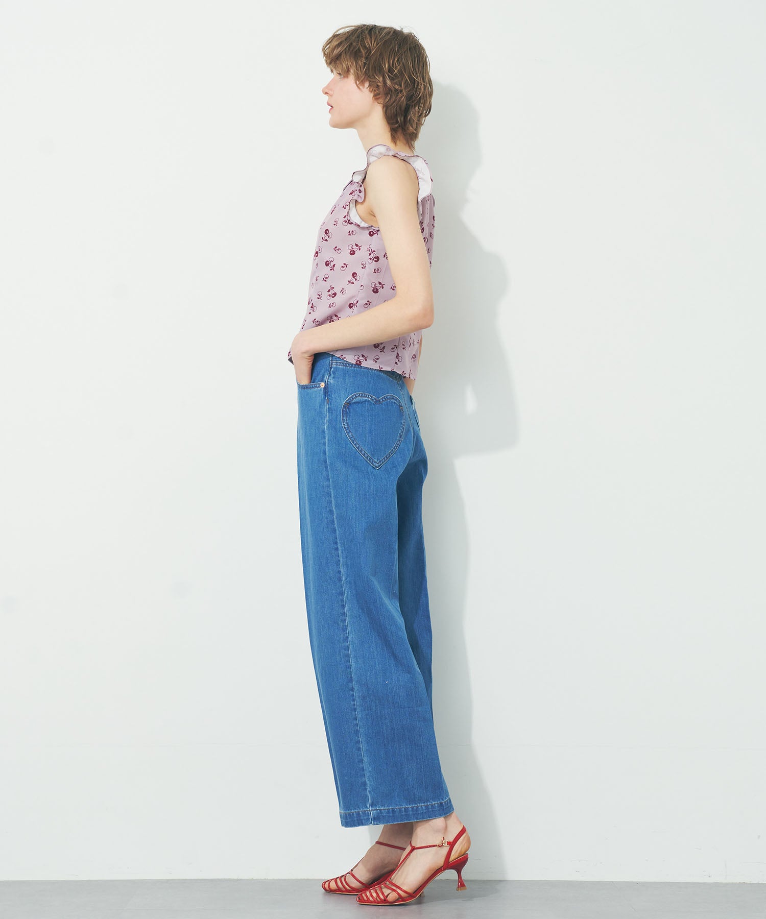 ヴィンテージチェリーブラウス