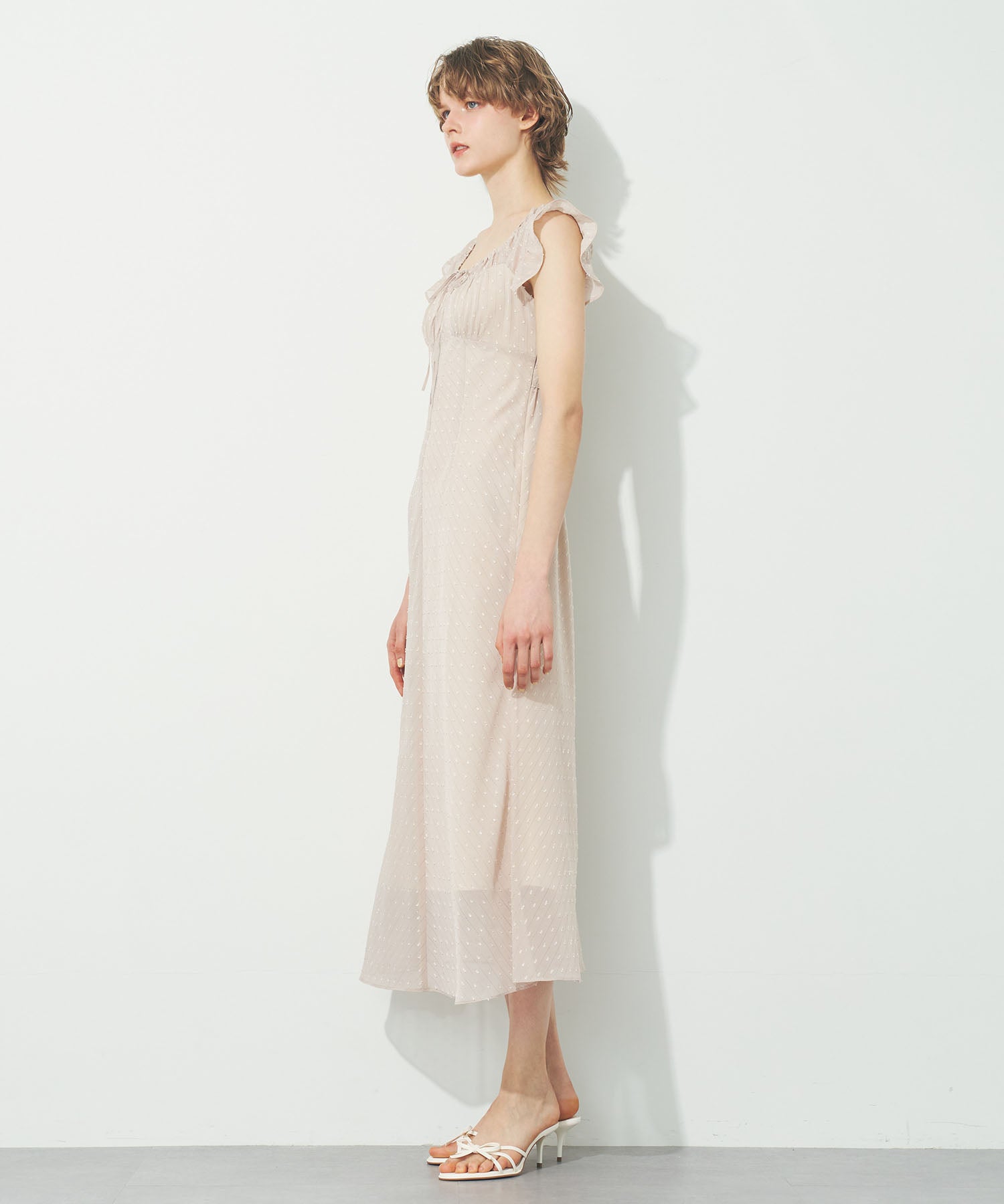 ラメストライプワンピース