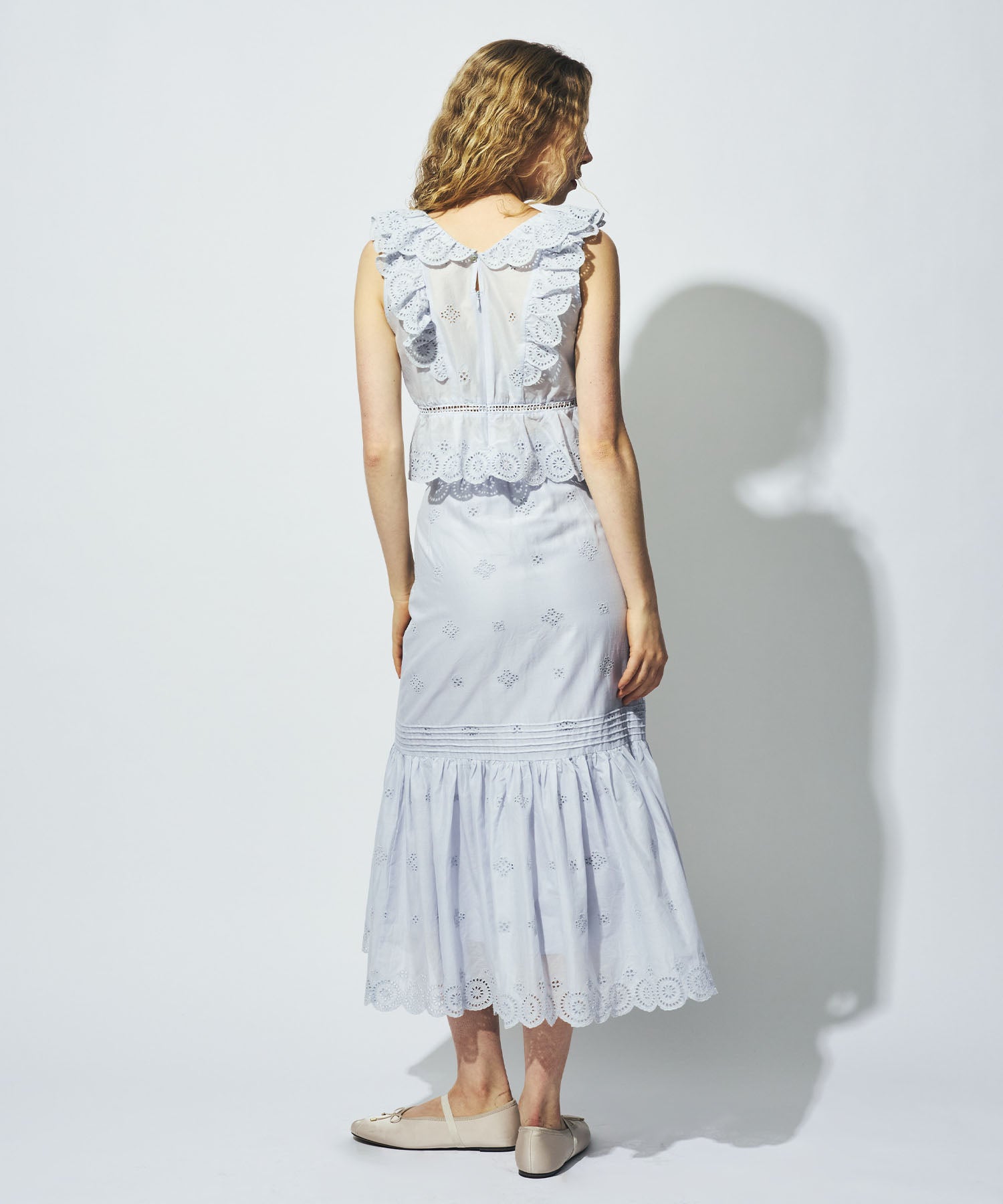 コットンボイルフラワースカート