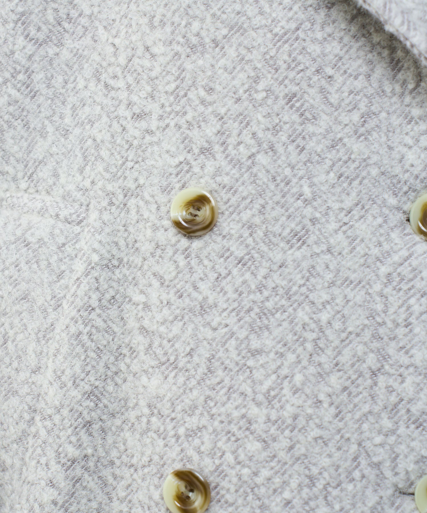 人字紋 W 扣款大衣