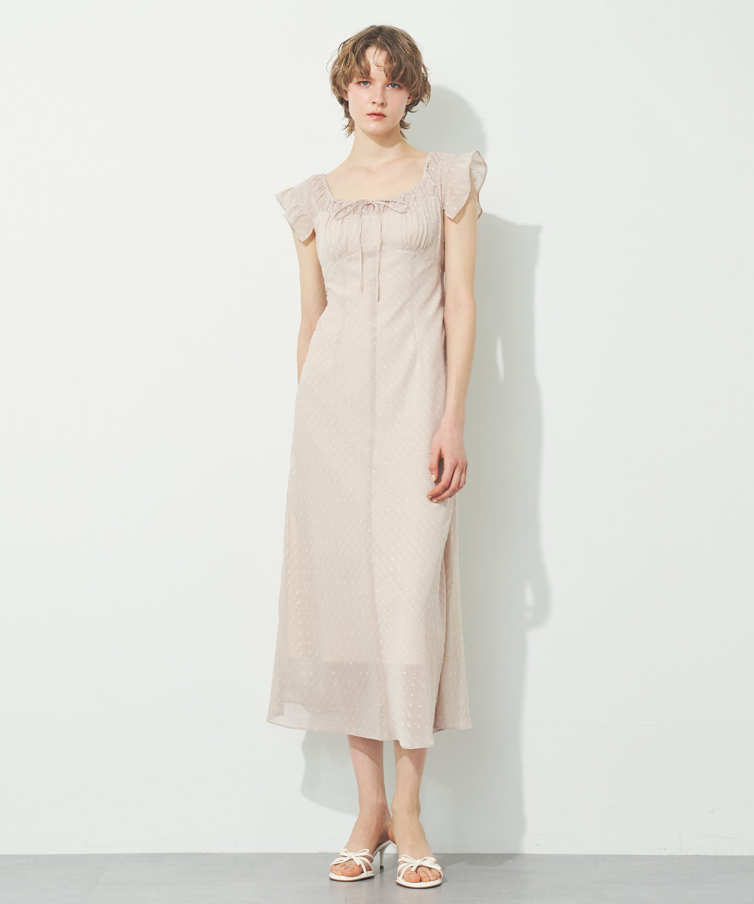 ラメストライプワンピース