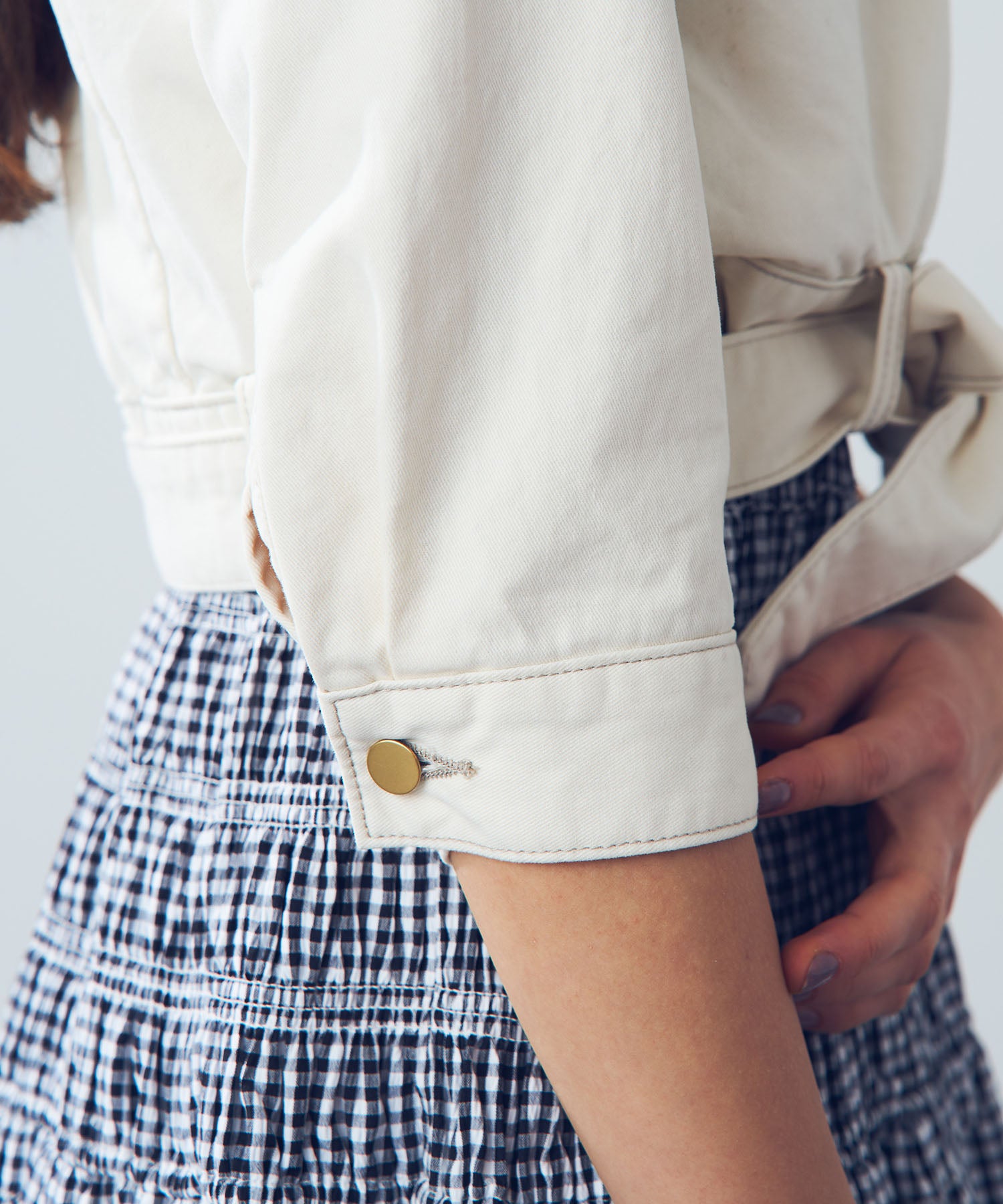 デニムコンパクトジャケット