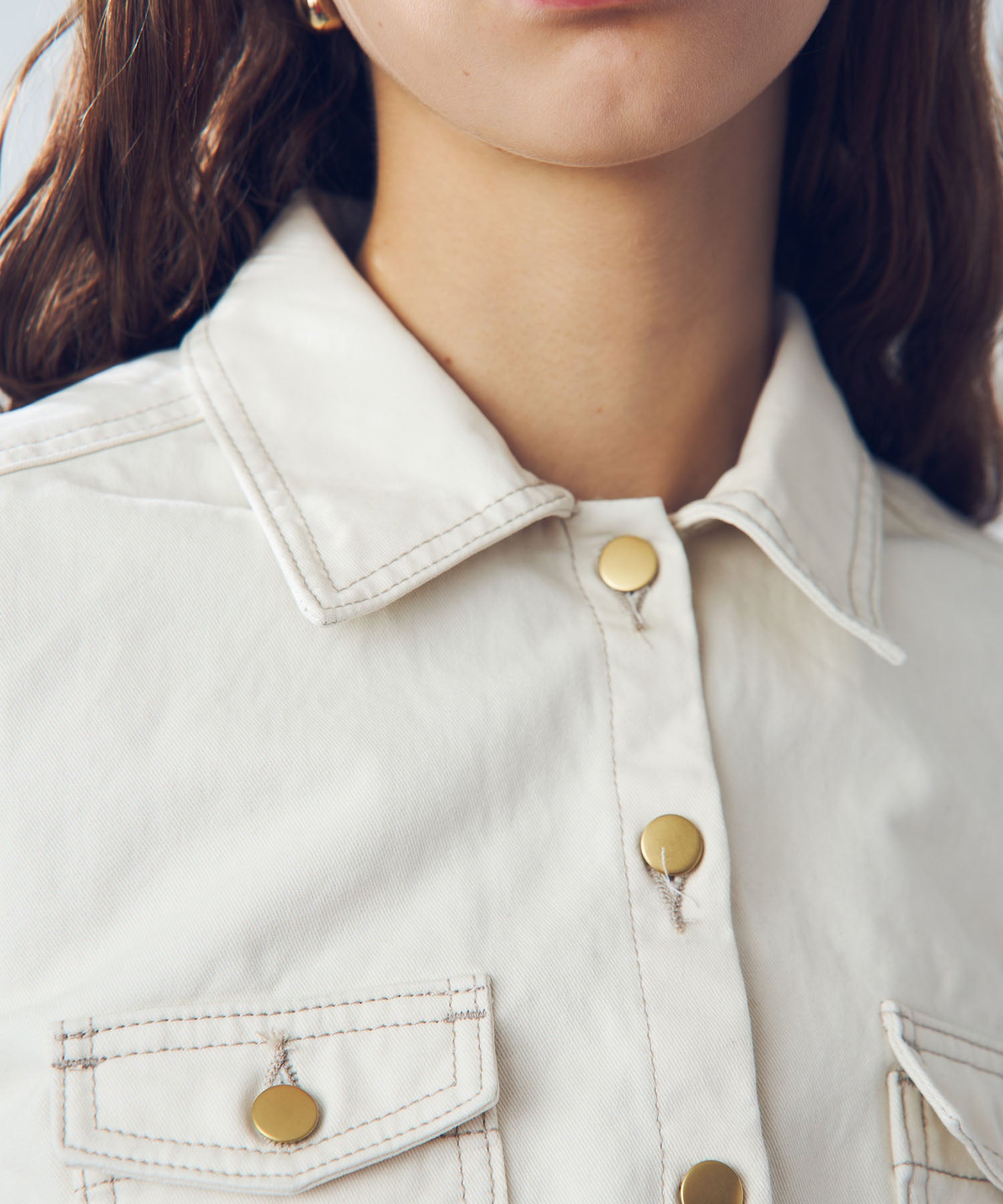 デニムコンパクトジャケット