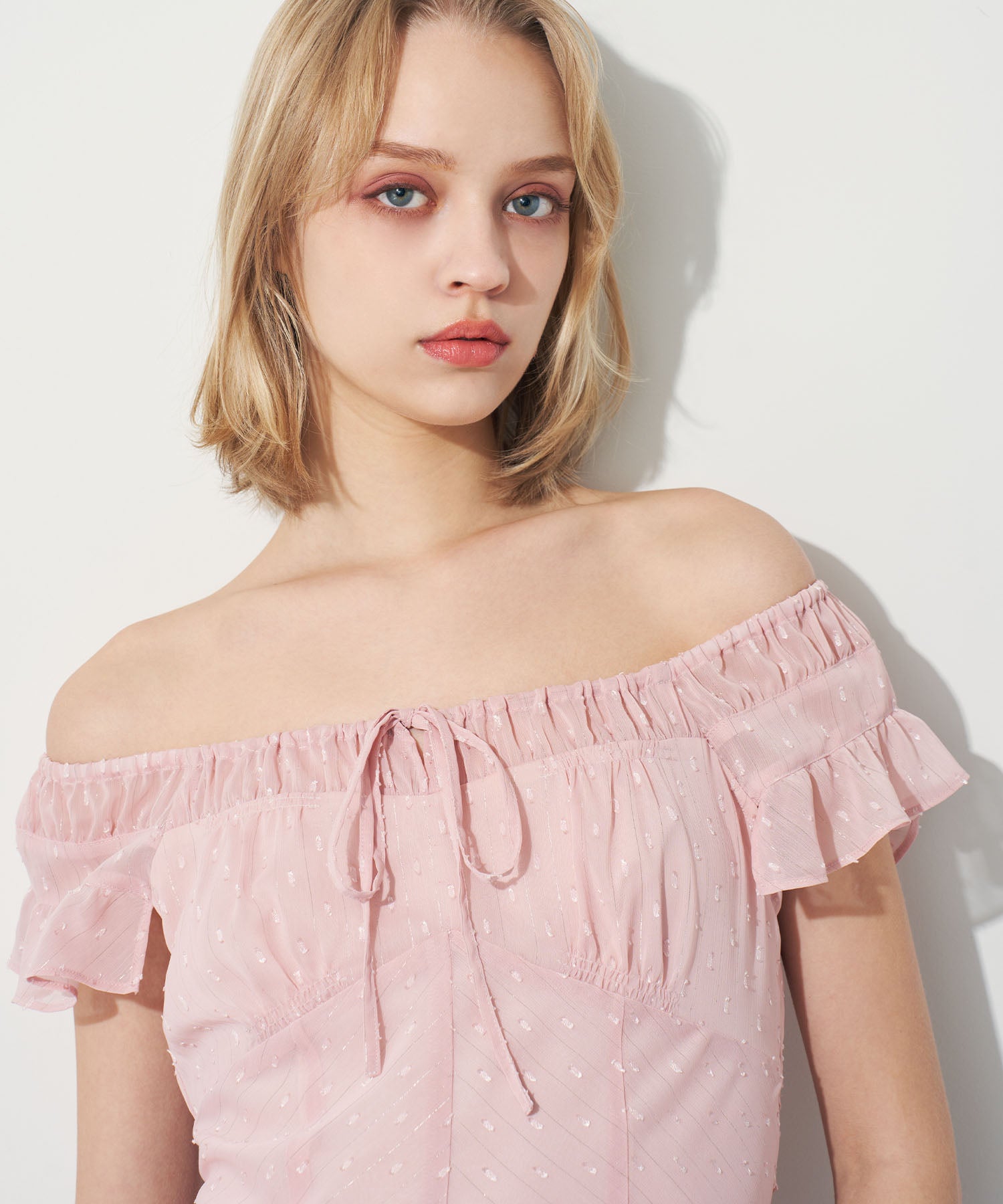 ラメストライプワンピース