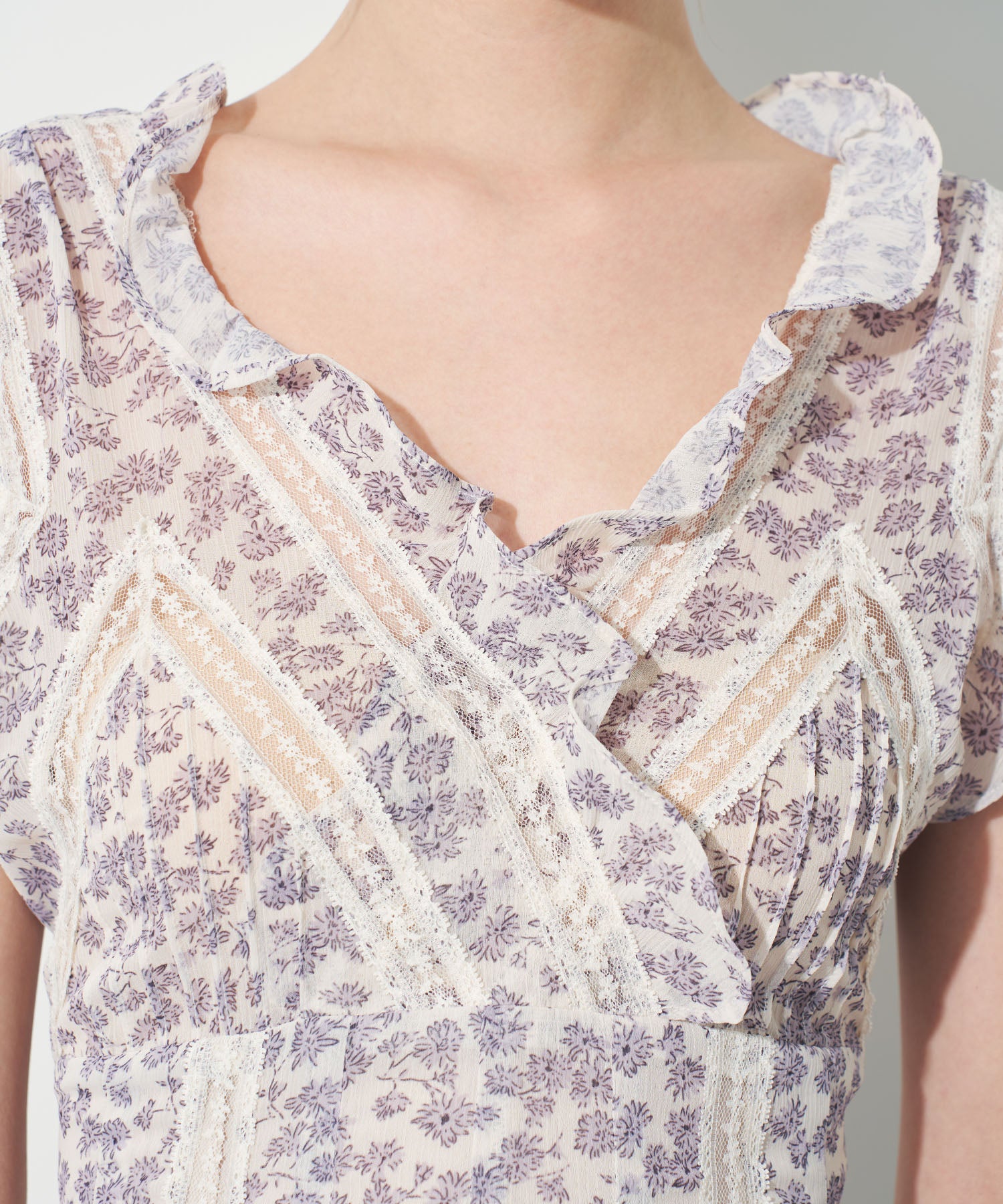 フルールレースMIXドレス