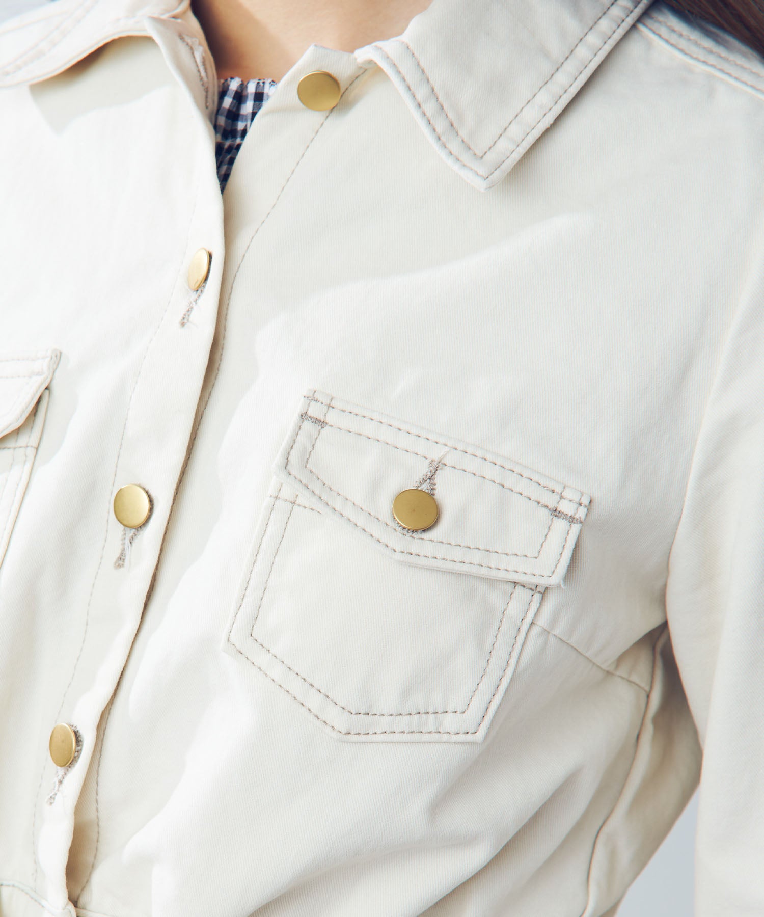 デニムコンパクトジャケット