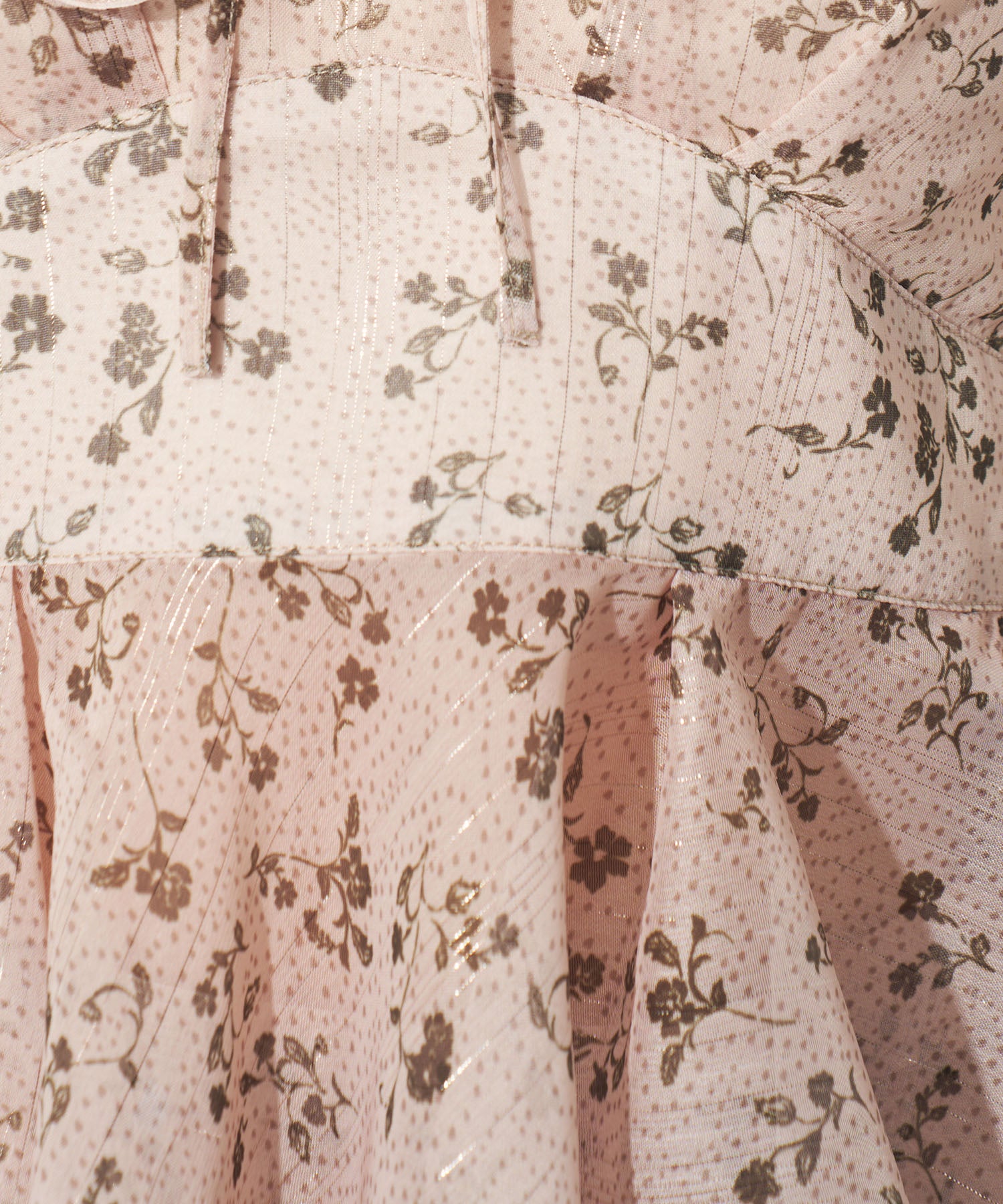 ラメドットフルールブラウス