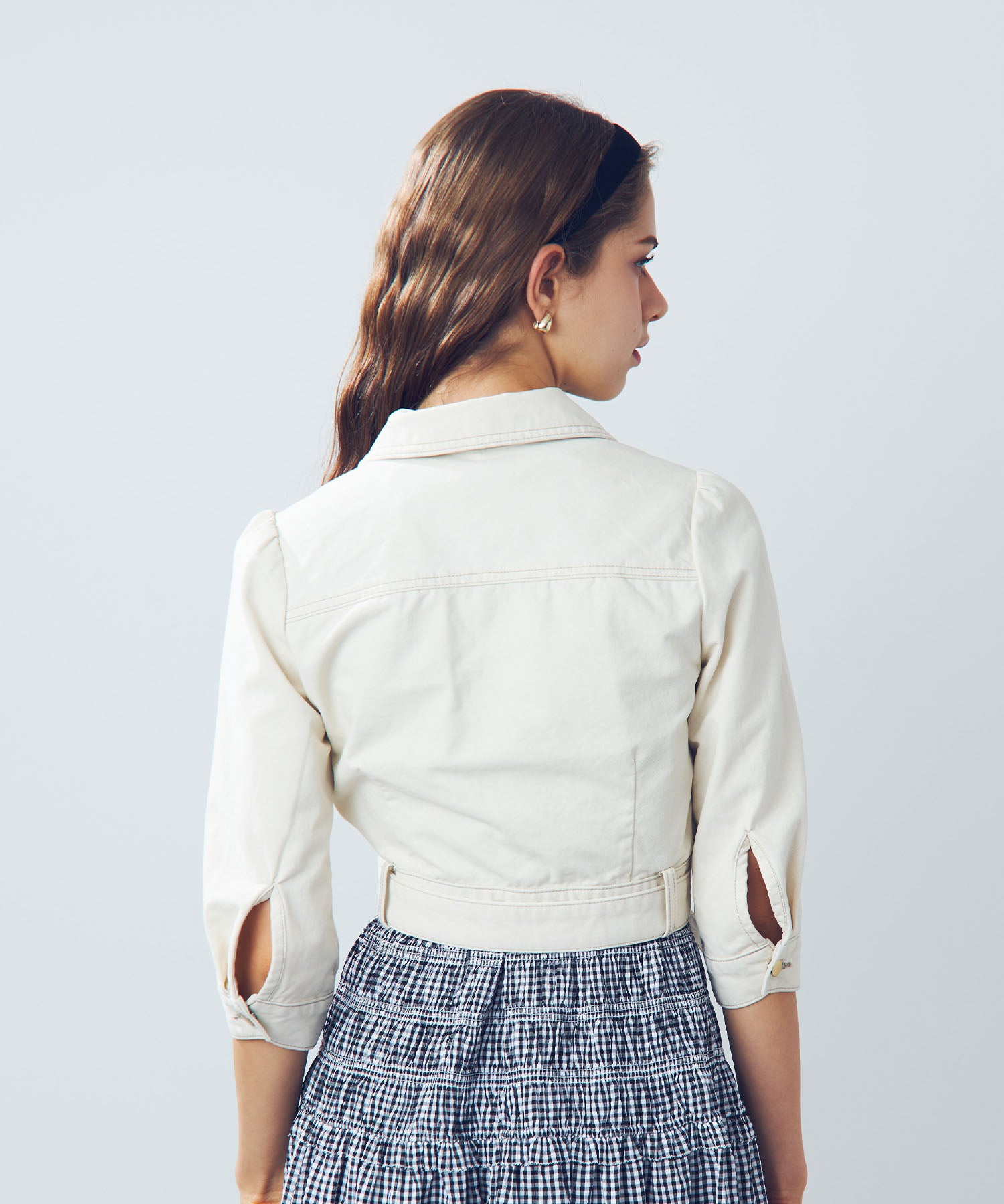 デニムコンパクトジャケット