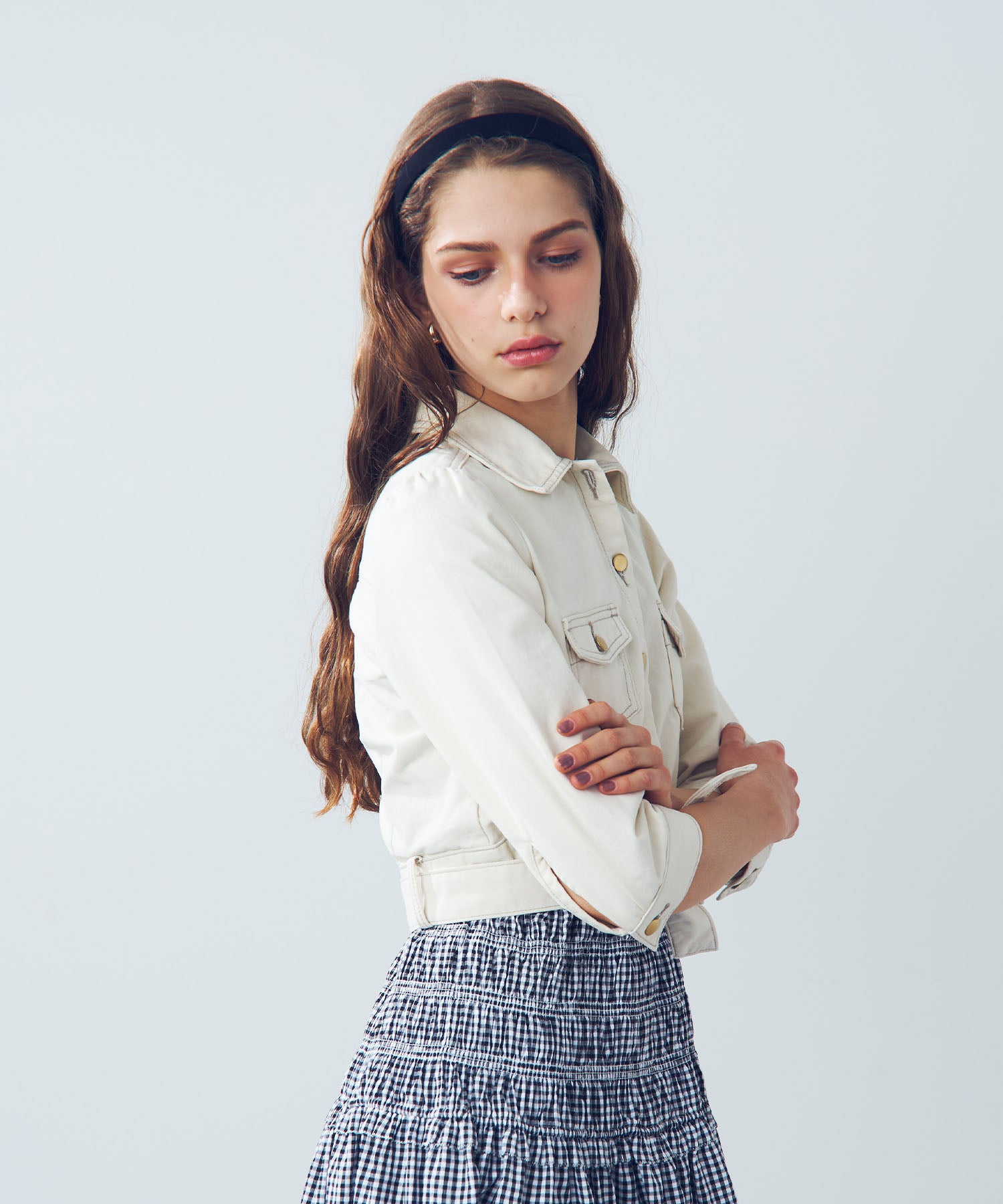 デニムコンパクトジャケット