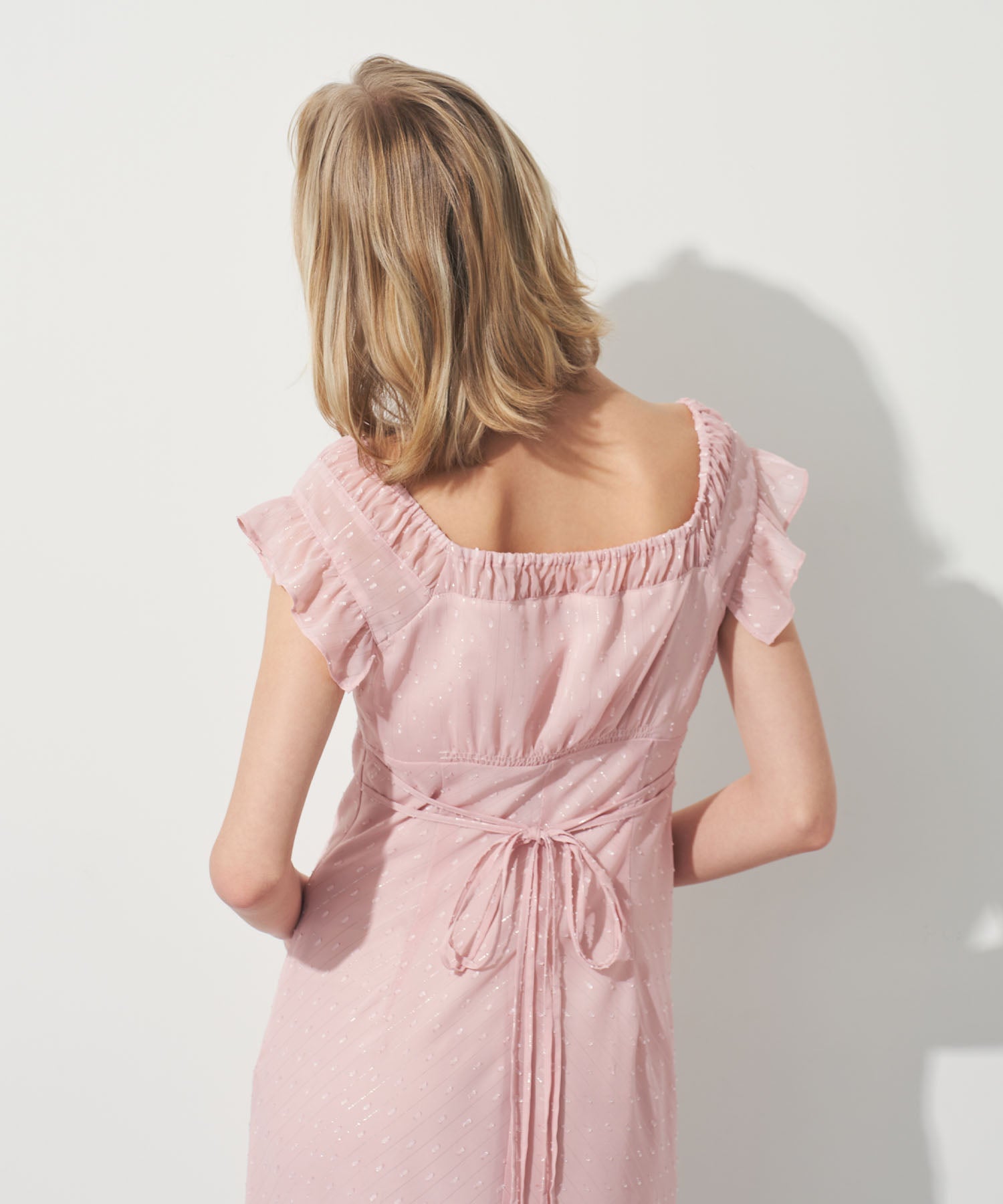 ラメストライプワンピース