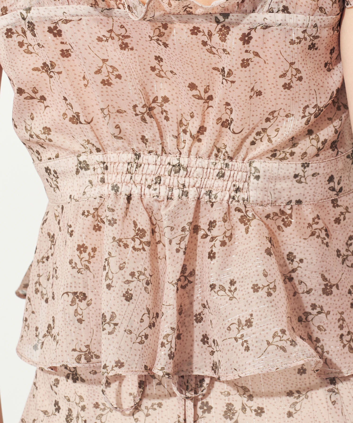 ラメドットフルールブラウス