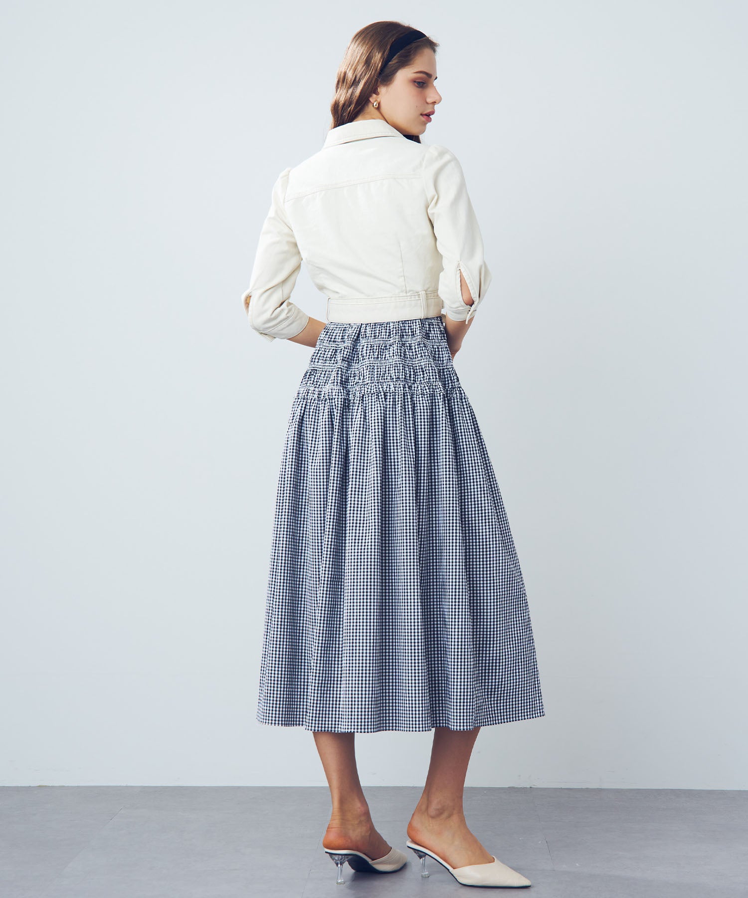 デニムコンパクトジャケット