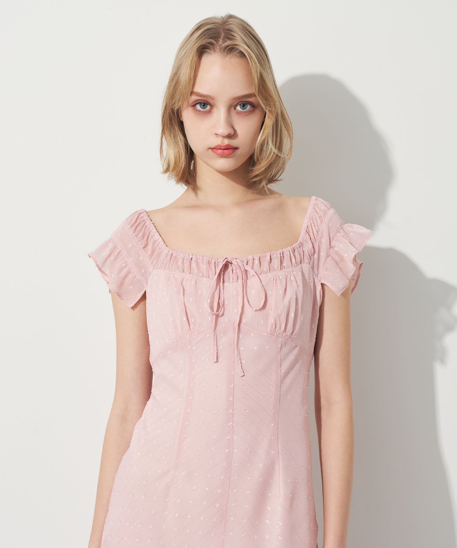 ラメストライプワンピース