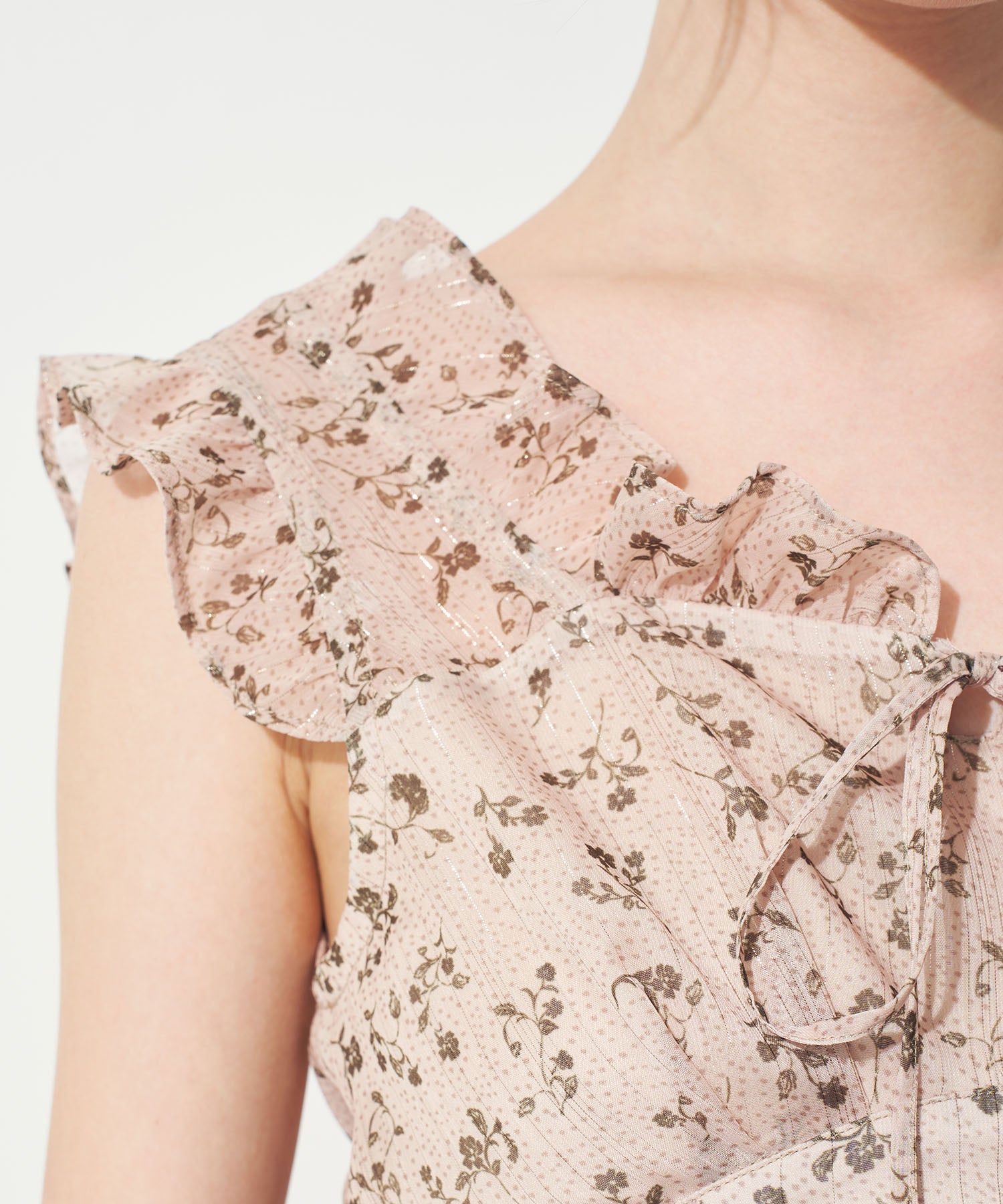 ラメドットフルールブラウス