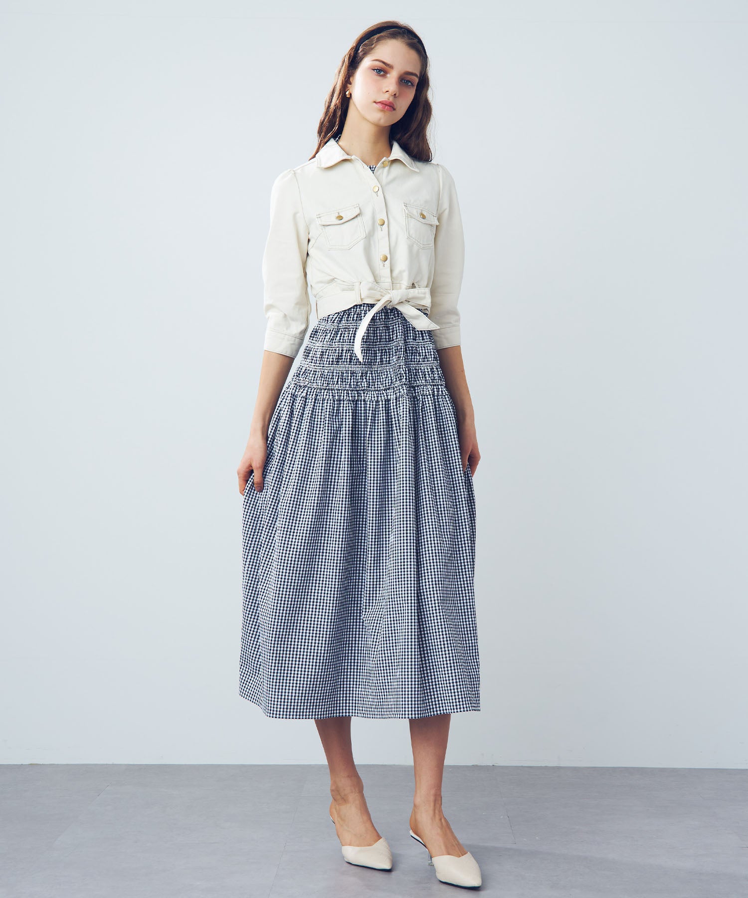 デニムコンパクトジャケット