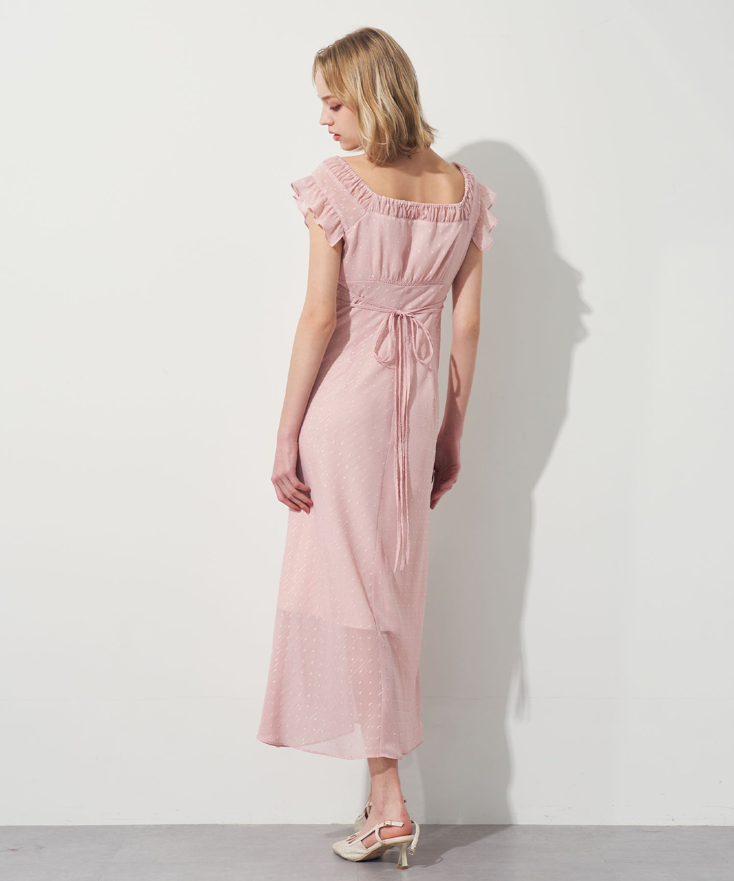 ラメストライプワンピース