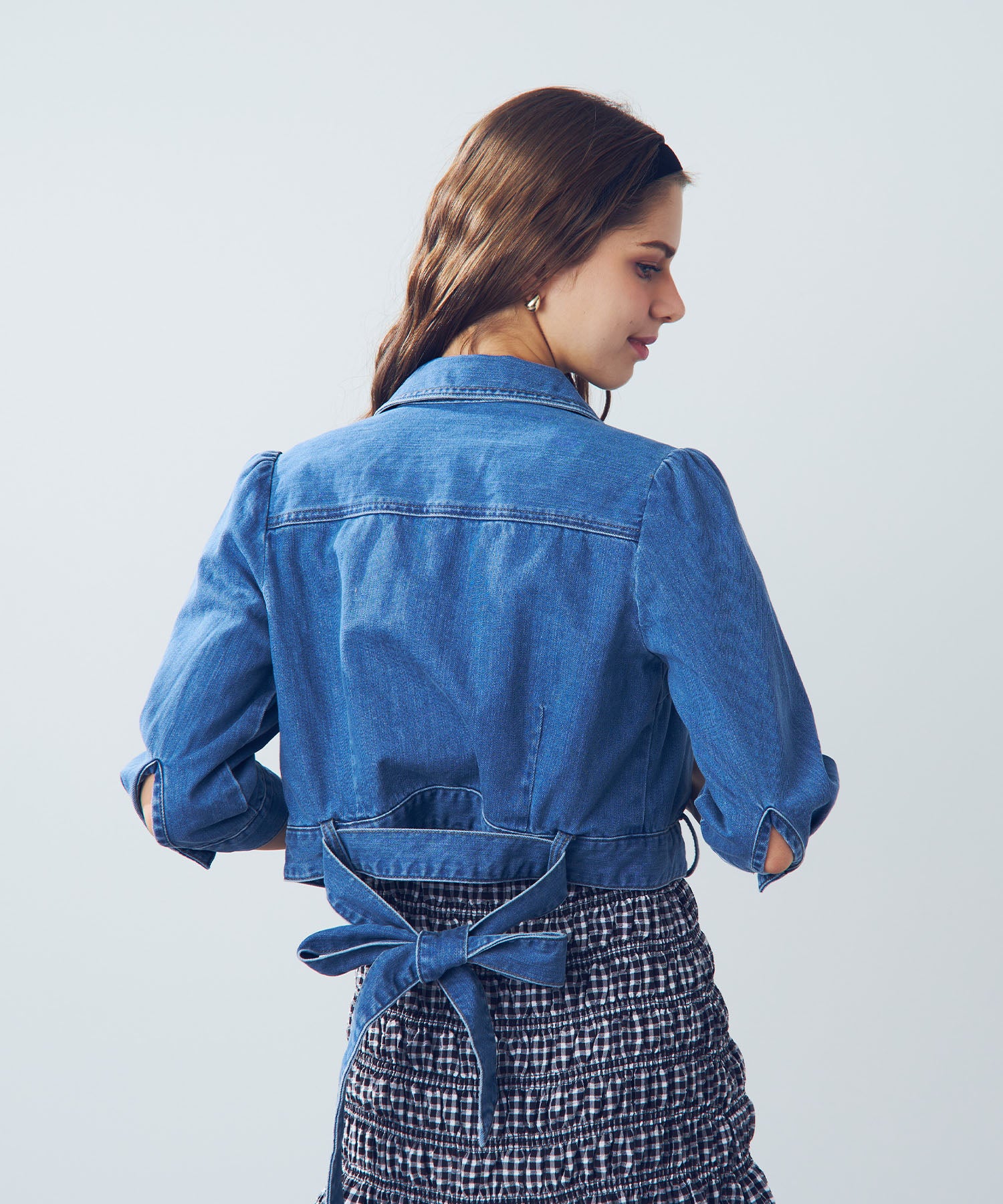 デニムコンパクトジャケット