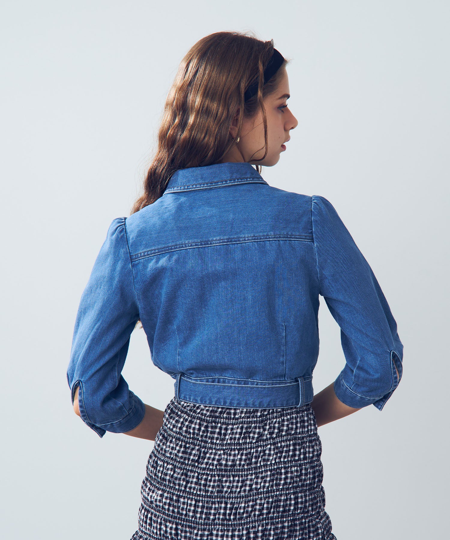 デニムコンパクトジャケット