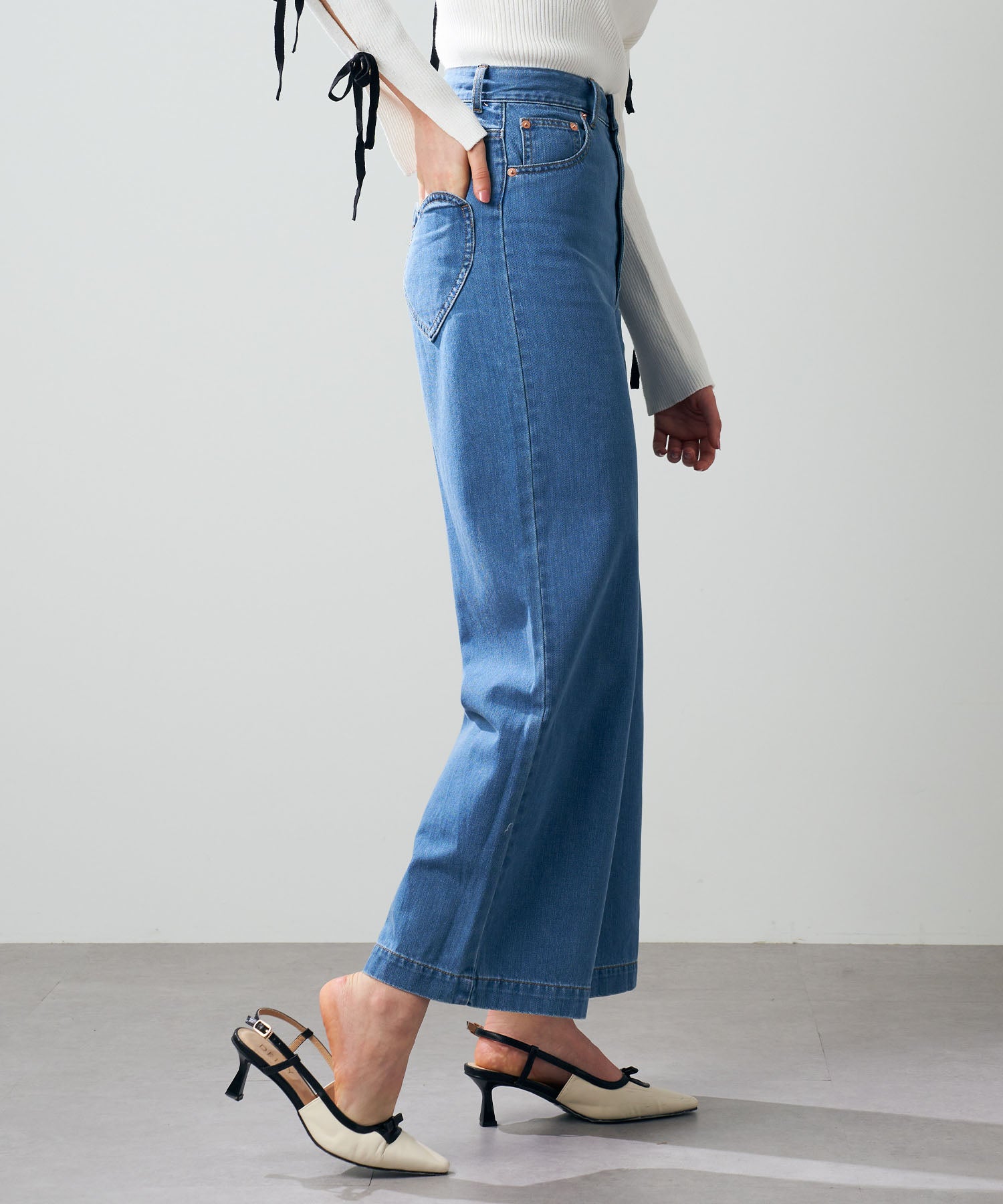 【預訂】心袋牛仔褲