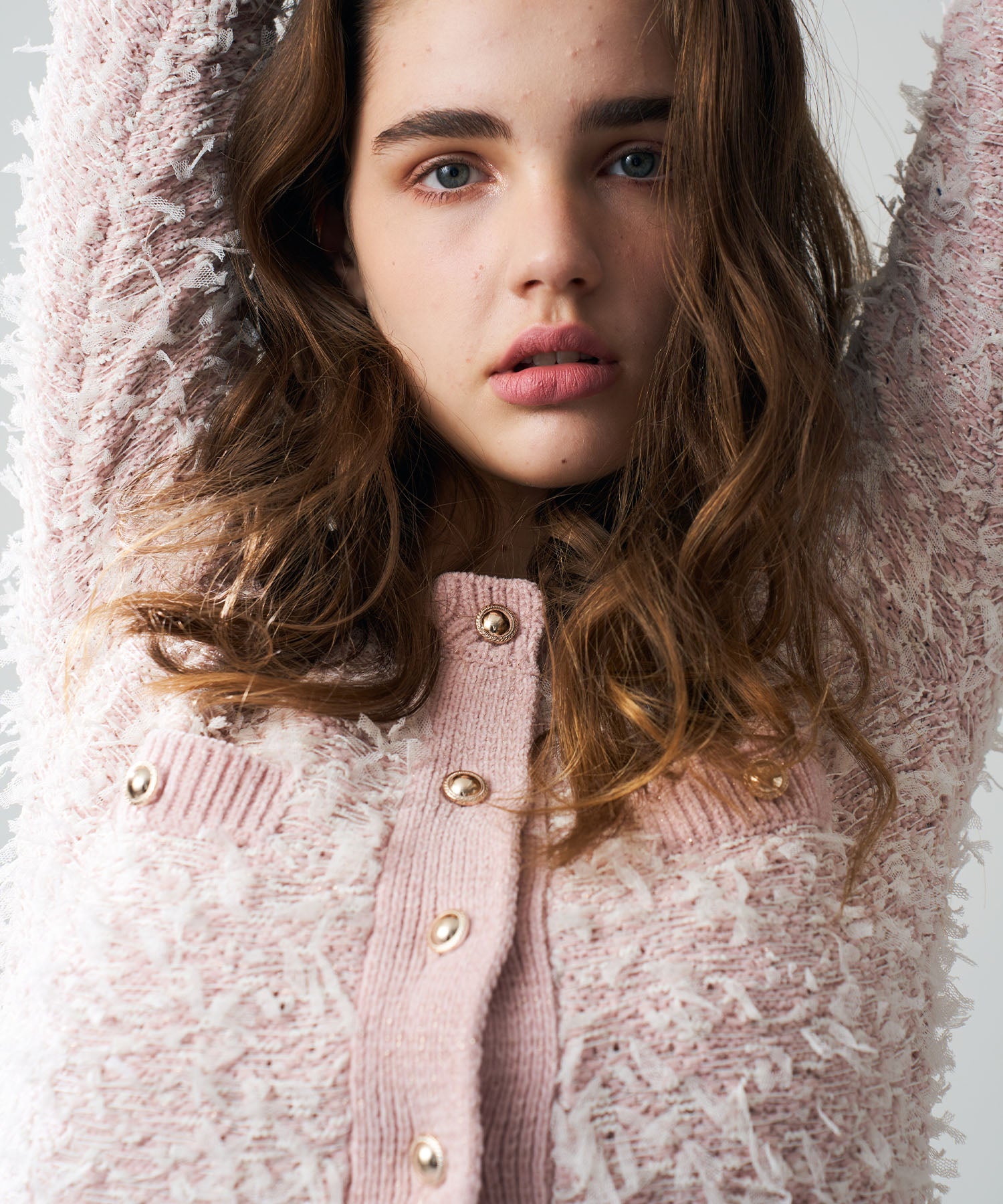 リボンフリンジカーディガン