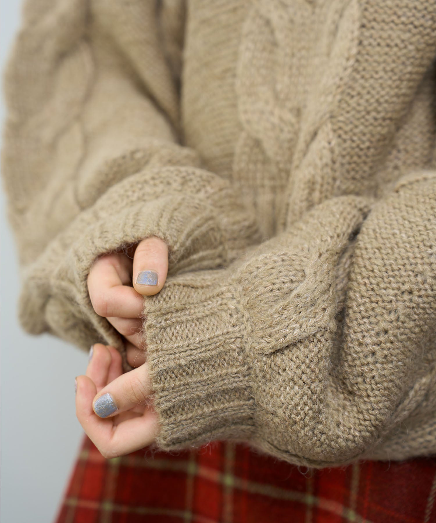 BIG 絞花針織運動衫