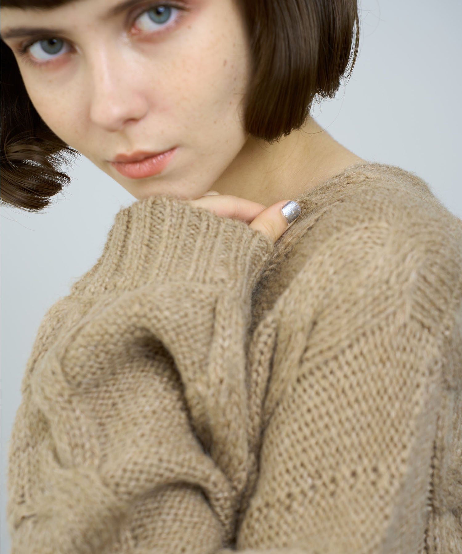 BIG 絞花針織運動衫