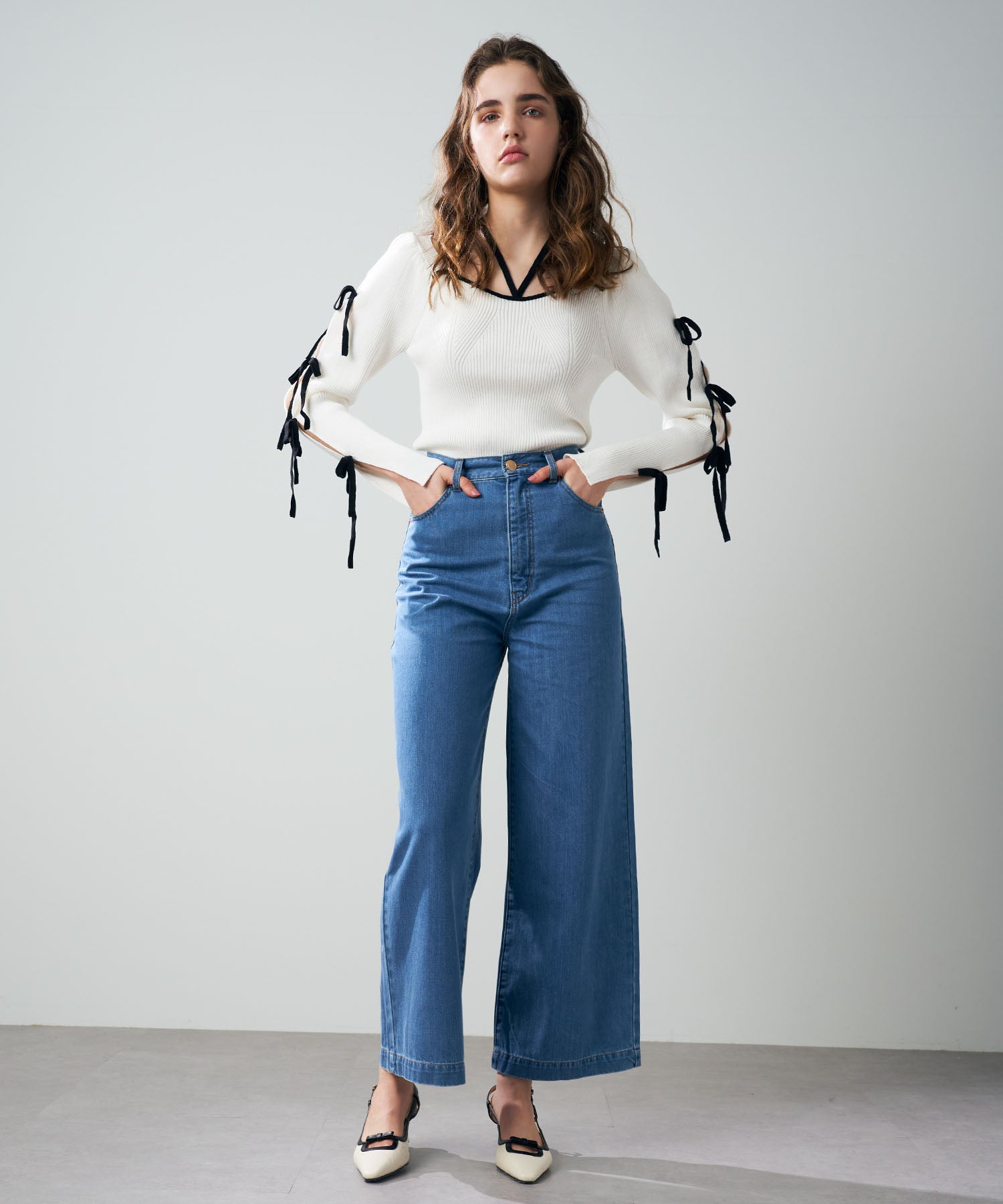 【預訂】心袋牛仔褲