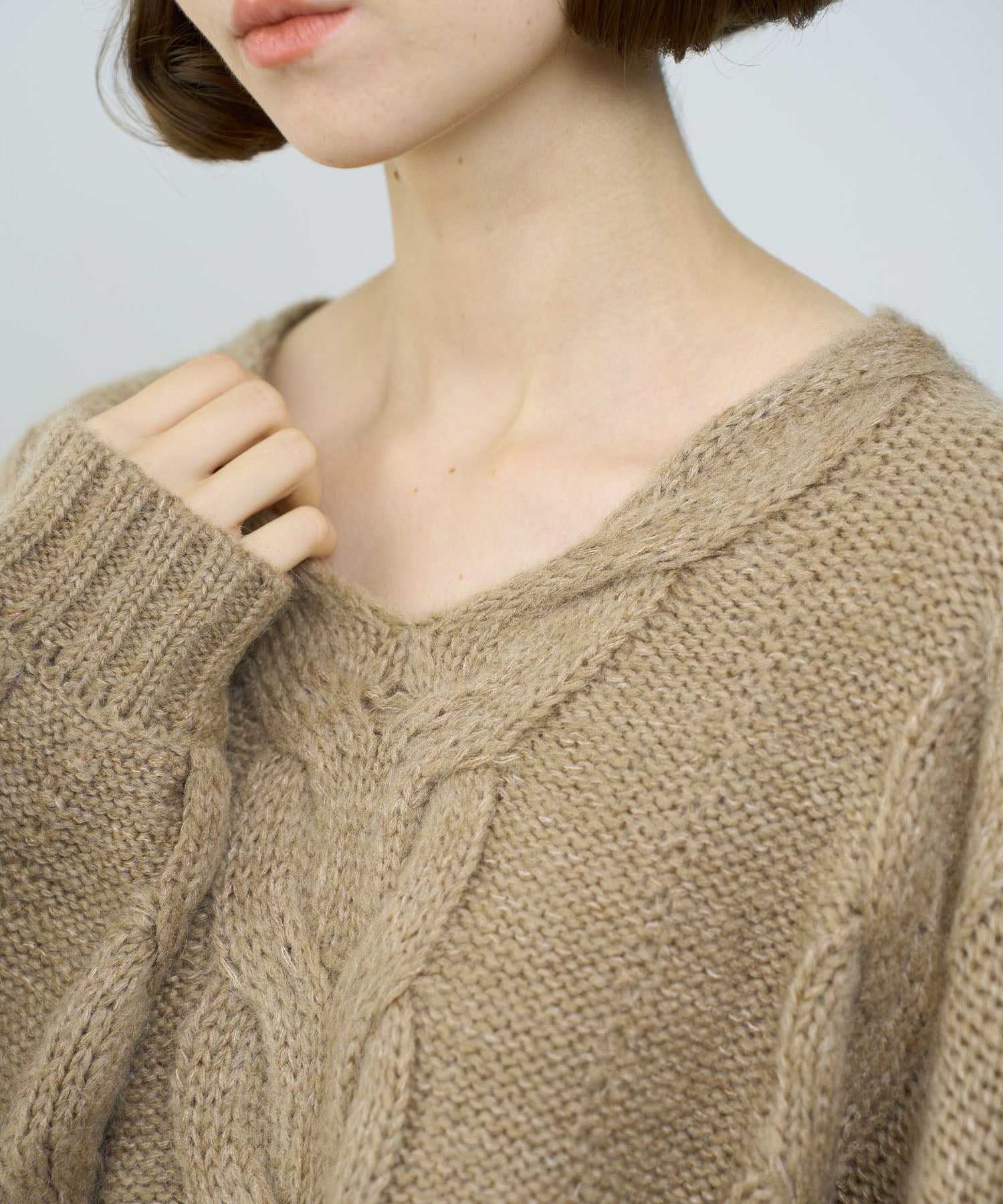 BIG 絞花針織運動衫