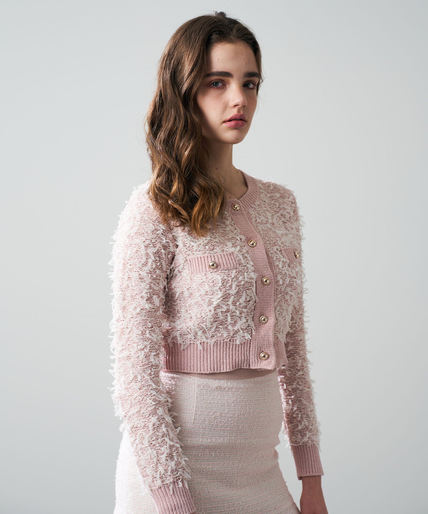 リボンフリンジカーディガン