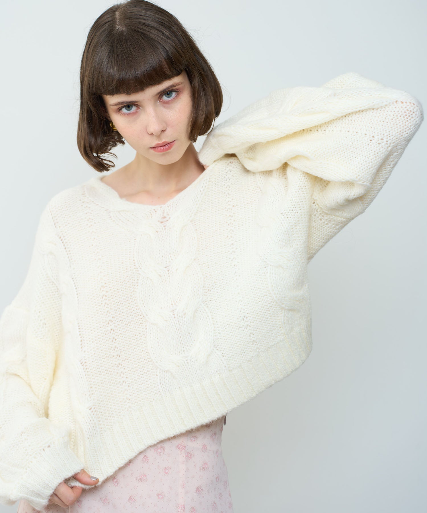 BIG 絞花針織運動衫