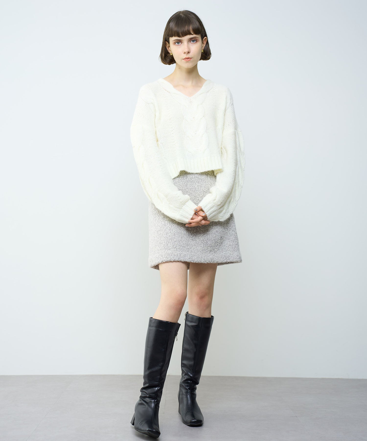 BIG 絞花針織運動衫