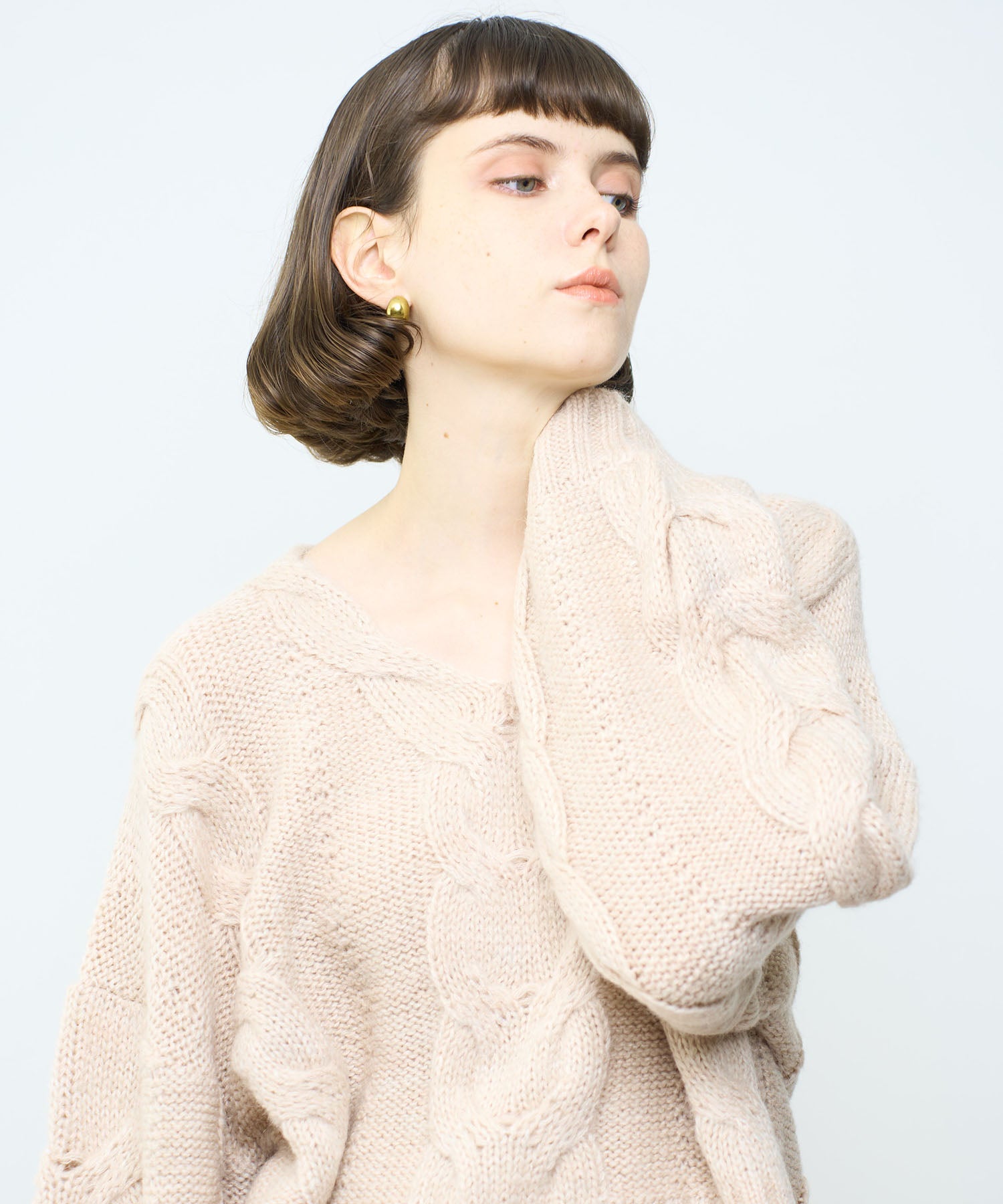 BIG 絞花針織運動衫